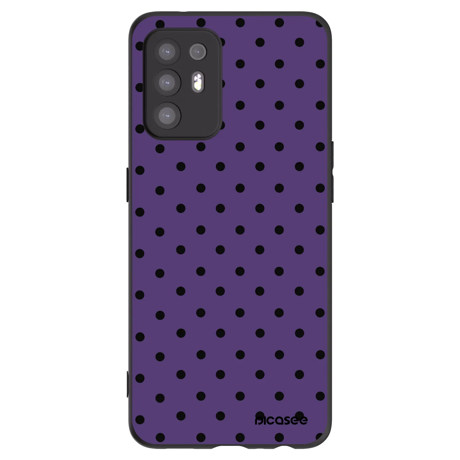 Picasee silikónový čierny obal pre OPPO A94 5G - Flickers 2
