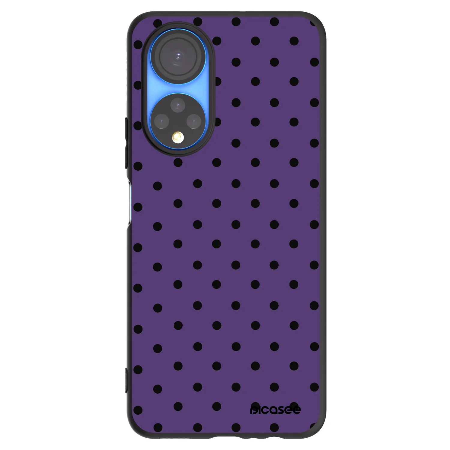 Picasee silikónový čierny obal pre Honor X7 - Flickers 2