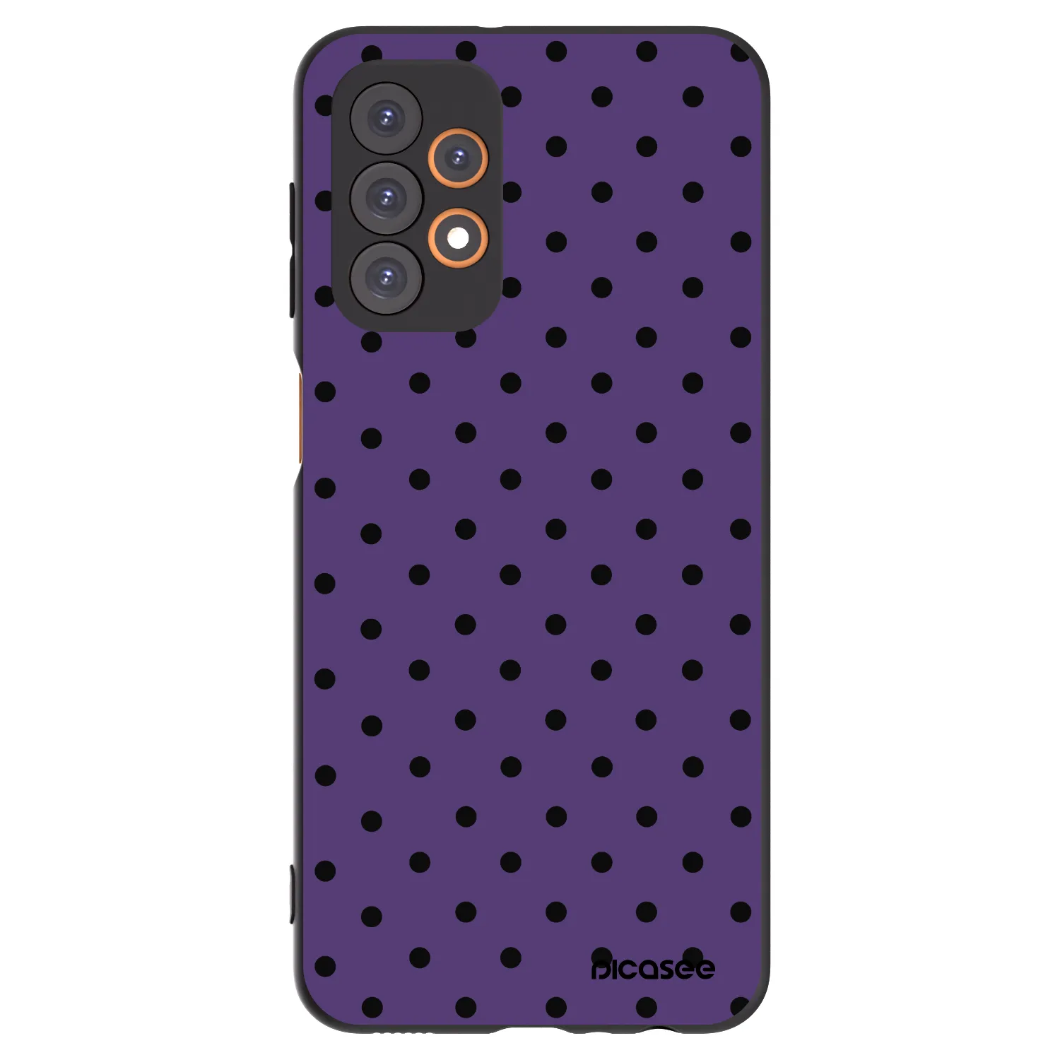 Picasee silikónový čierny obal pre Samsung Galaxy A23 A235F 4G - Flickers 2