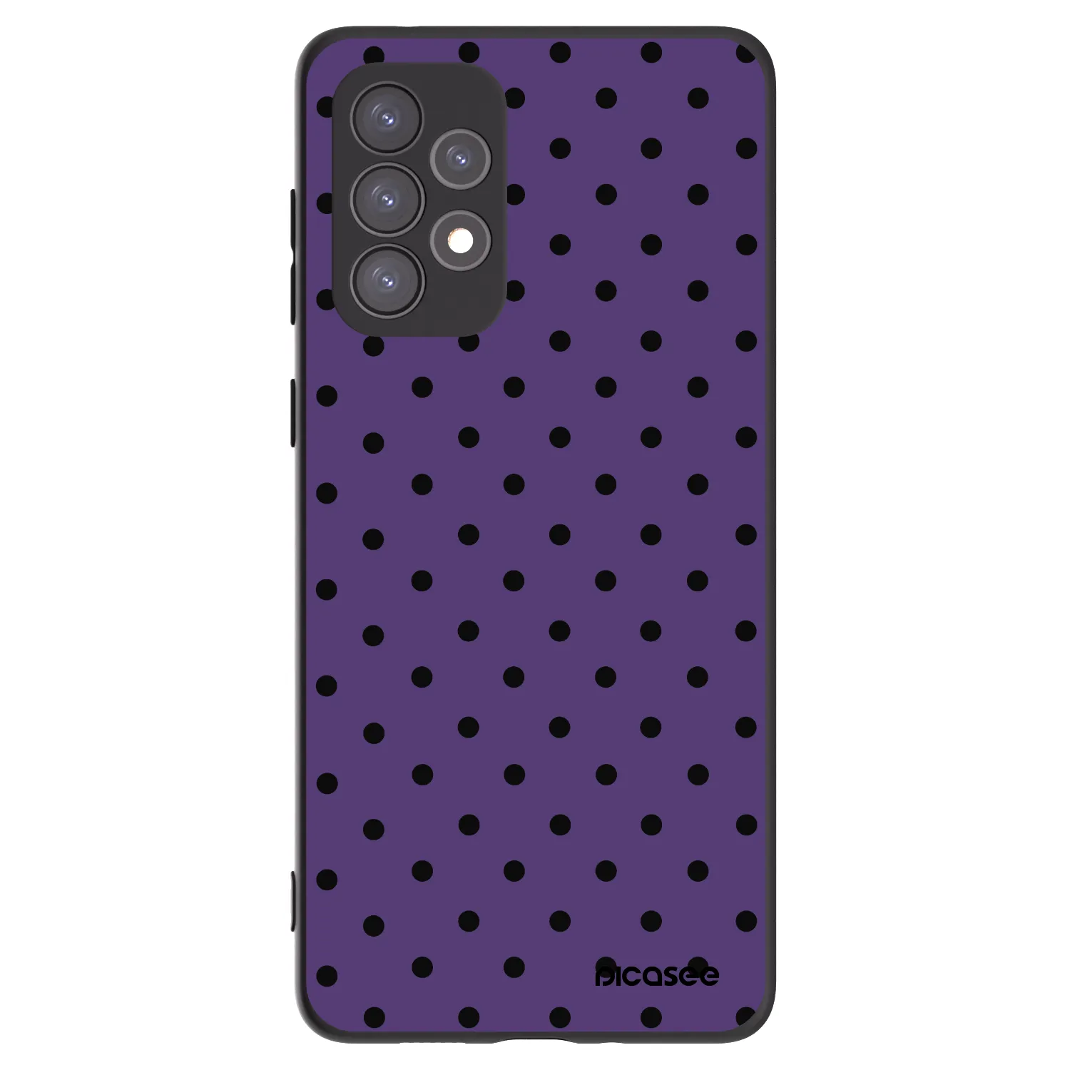 Picasee silikónový čierny obal pre Samsung Galaxy A73 5G - Flickers 2