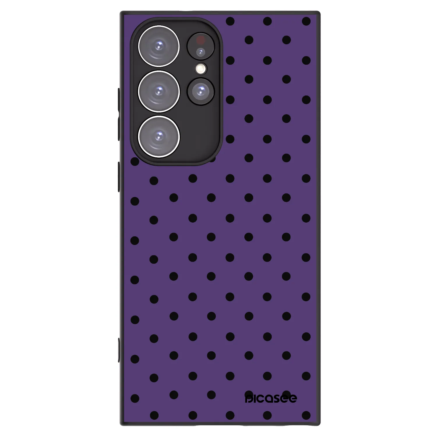 Picasee silikónový čierny obal pre Samsung Galaxy S23 Ultra 5G - Flickers 2