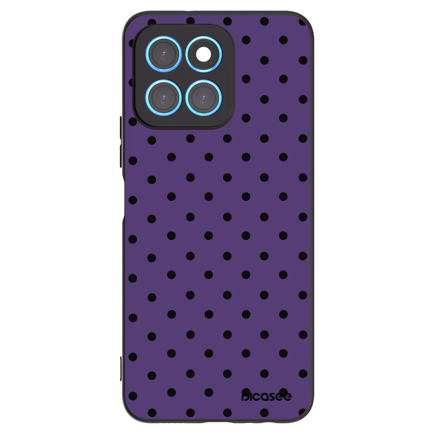 Picasee silikónový čierny obal pre Honor X8 5G - Flickers 2
