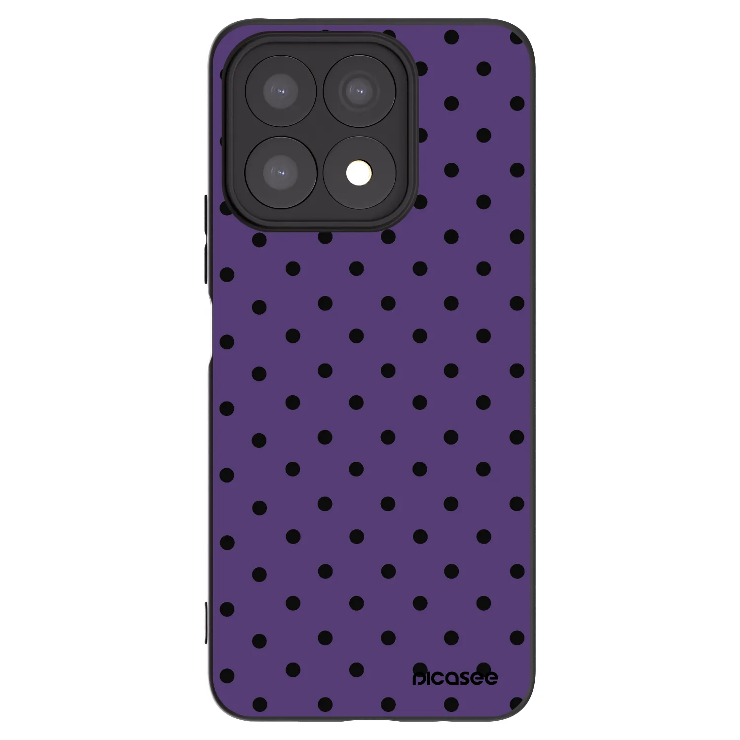 Picasee silikónový čierny obal pre Honor X8a - Flickers 2