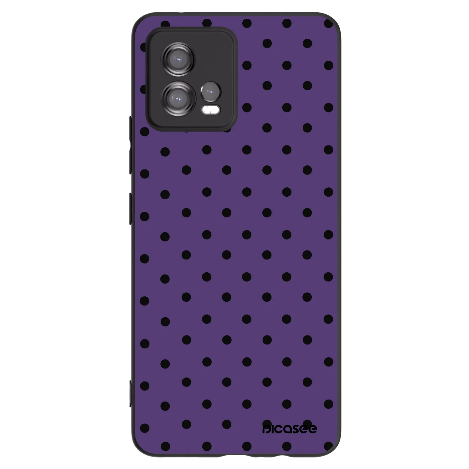 Picasee silikónový čierny obal pre Motorola Moto G72 - Flickers 2