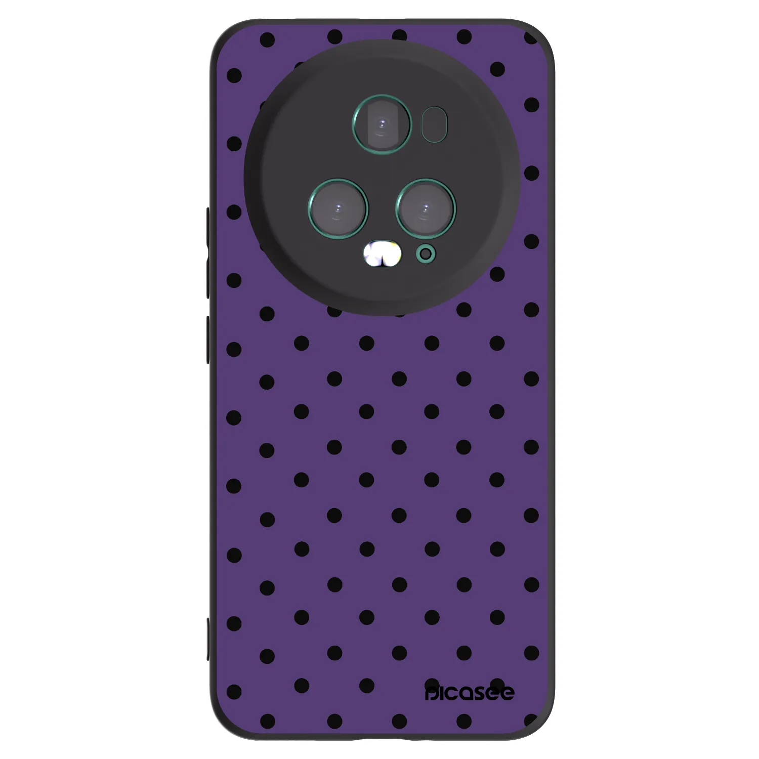 Picasee silikónový čierny obal pre Honor Magic5 Pro - Flickers 2