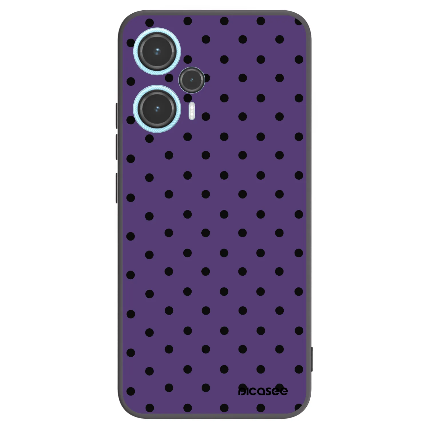 Picasee silikónový čierny obal pre Xiaomi Poco F5 - Flickers 2
