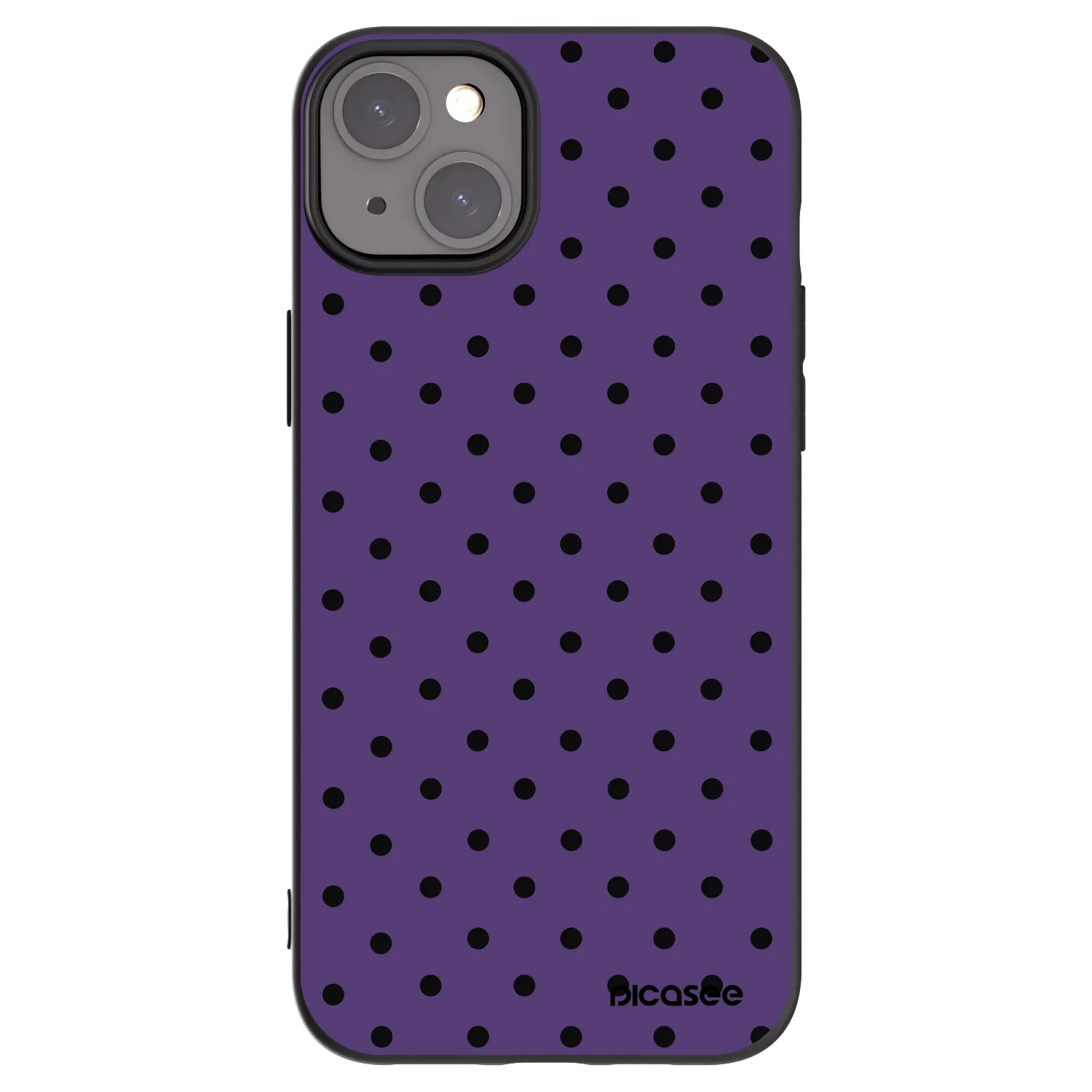 Picasee silikónový čierny obal pre Apple iPhone 15 Plus - Flickers 2