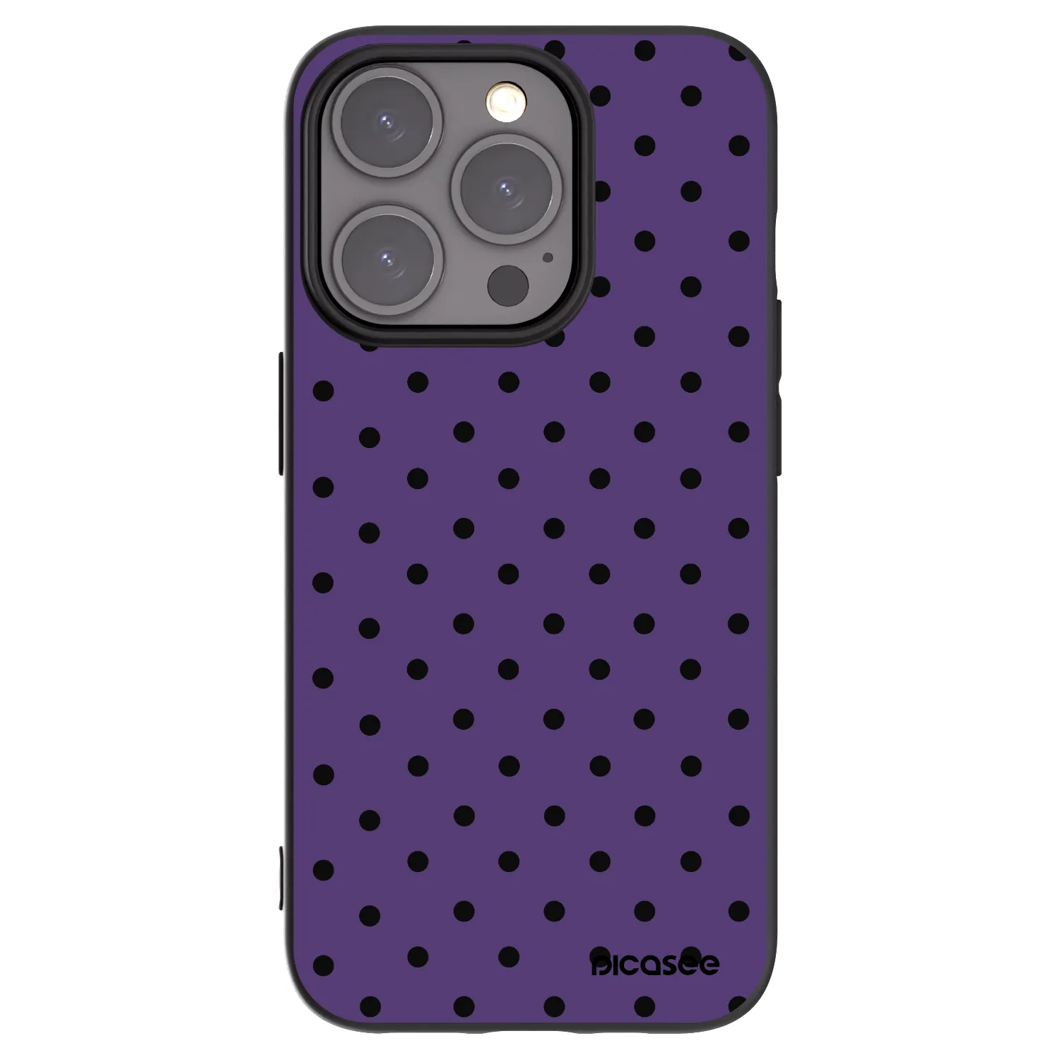 Picasee silikónový čierny obal pre Apple iPhone 15 Pro - Flickers 2