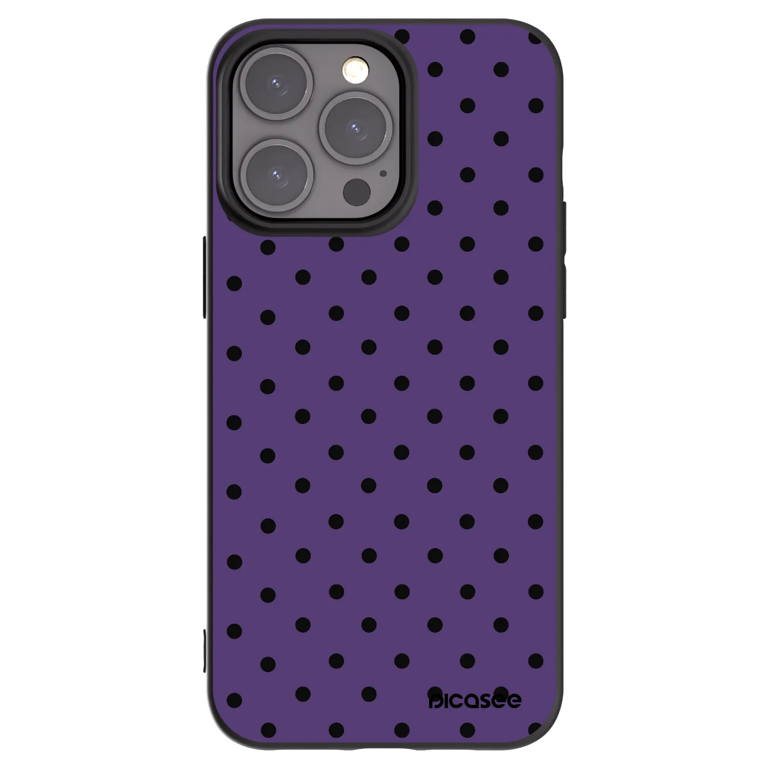 Picasee silikónový čierny obal pre Apple iPhone 15 Pro Max - Flickers 2