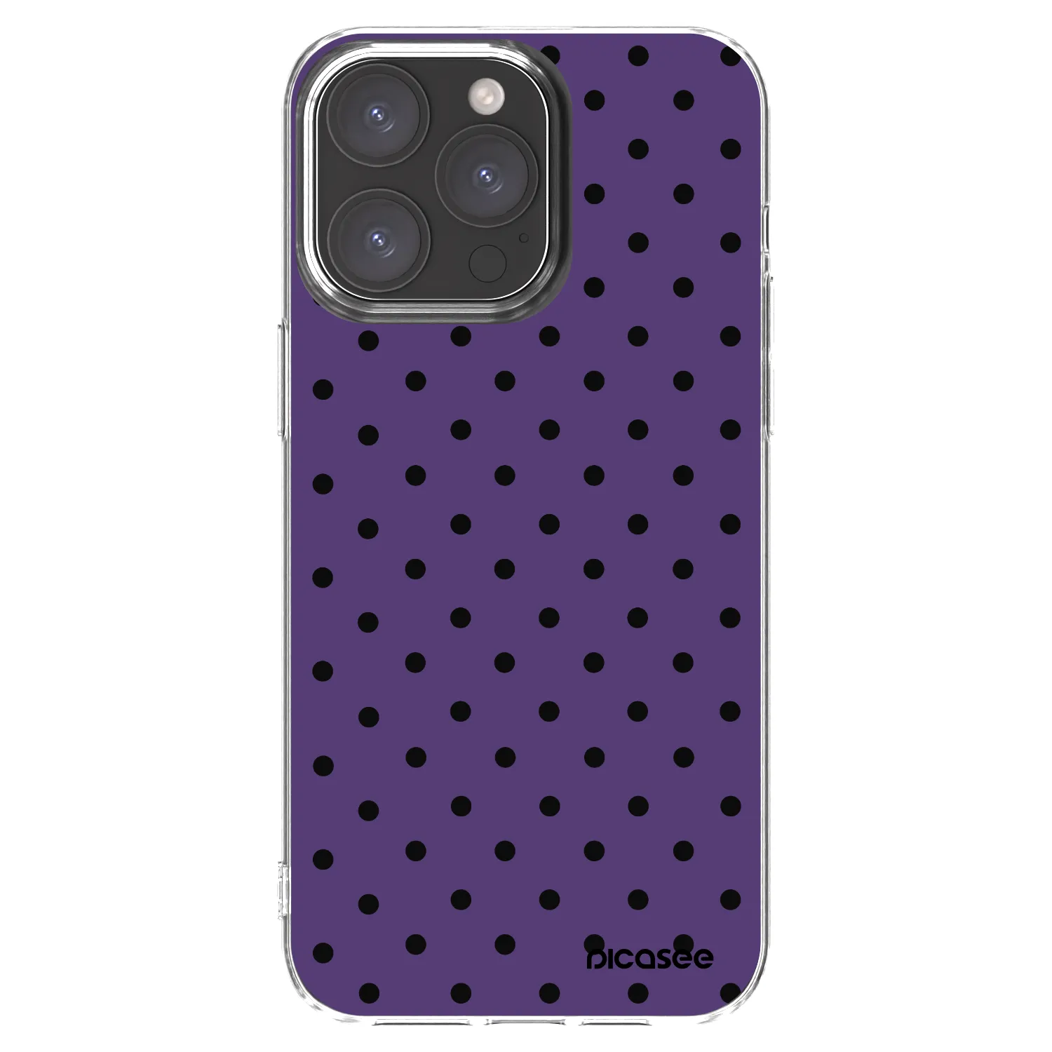 Picasee silikónový prehľadný obal pre Apple iPhone 15 Pro Max - Flickers 2