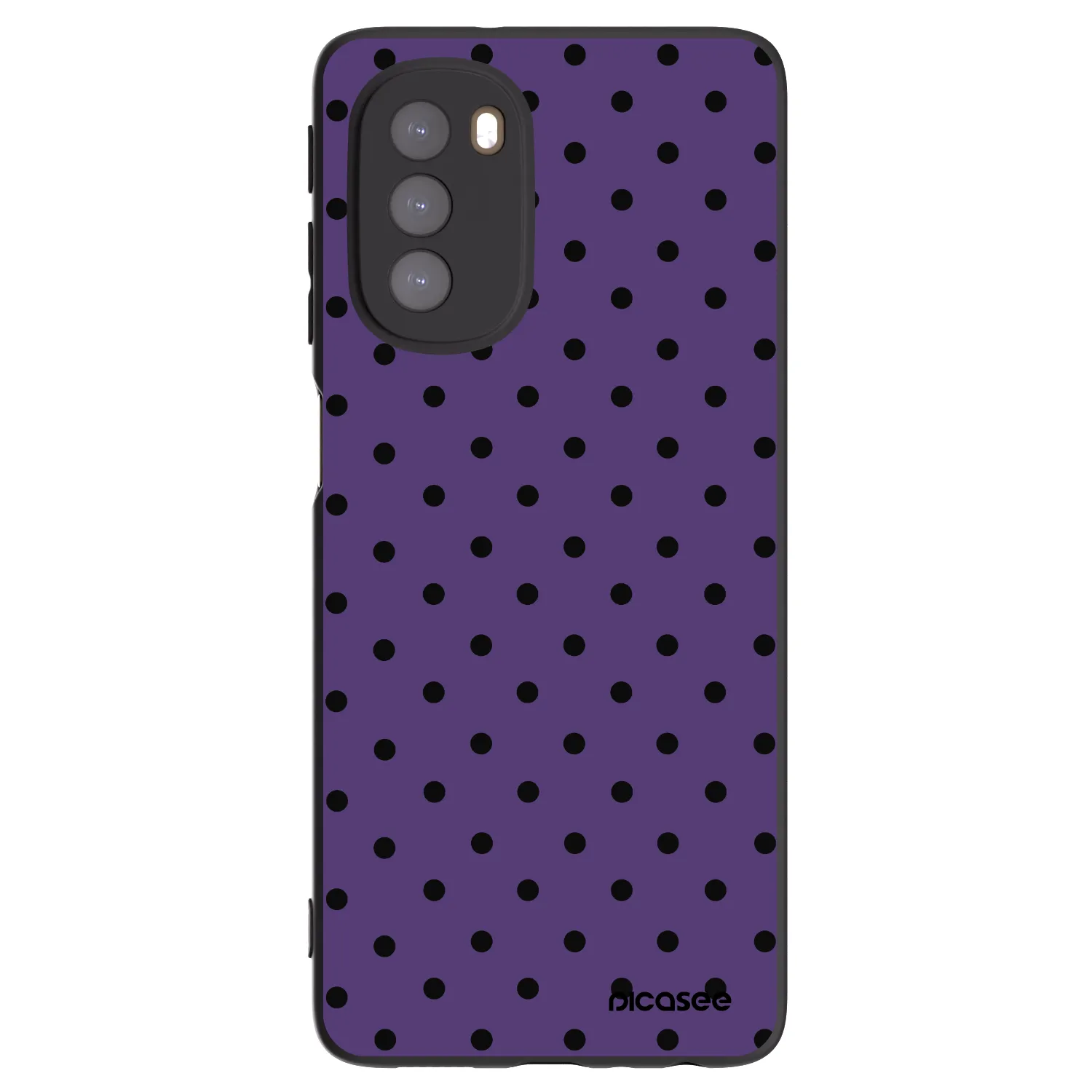 Picasee silikónový čierny obal pre Motorola Moto G51 - Flickers 2