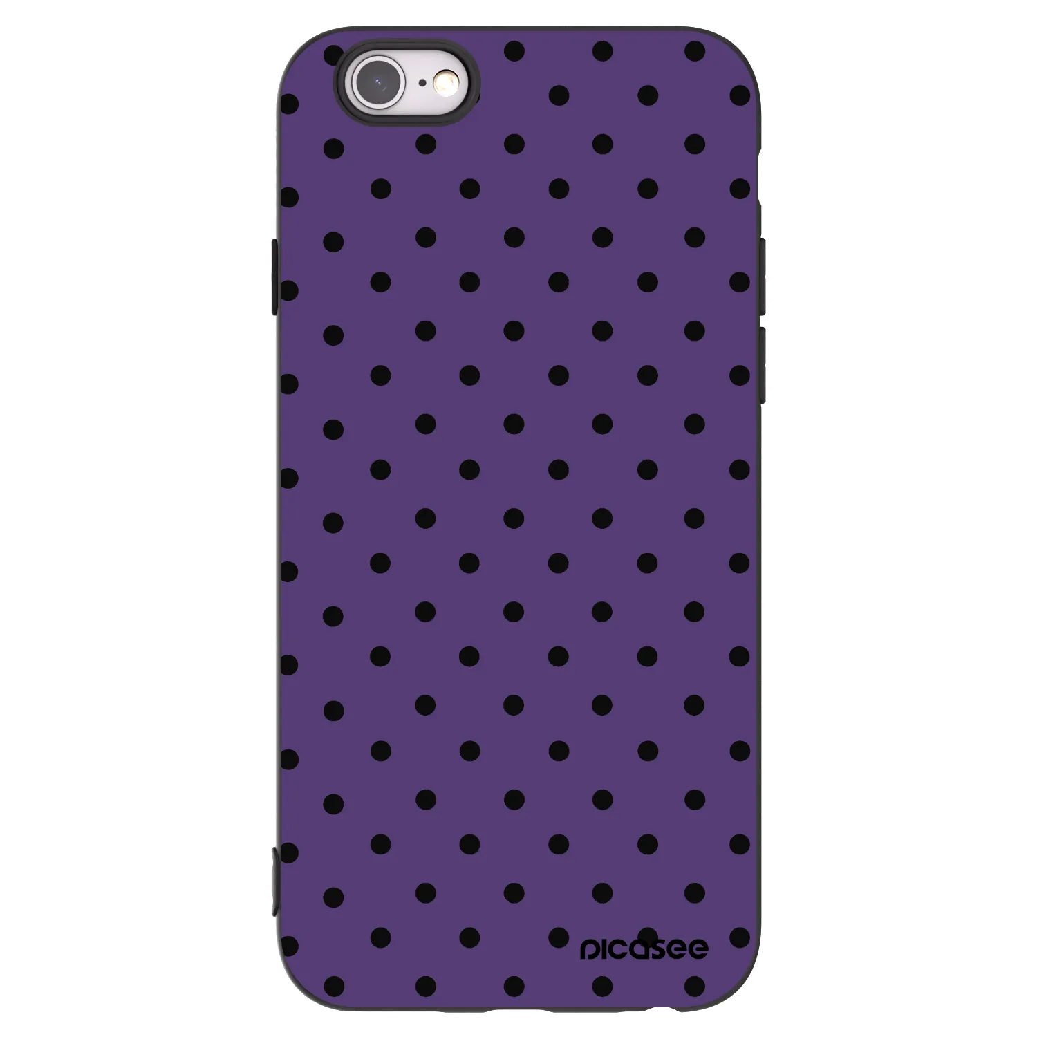 Picasee silikónový čierny obal pre Apple iPhone 6/6S - Flickers 2
