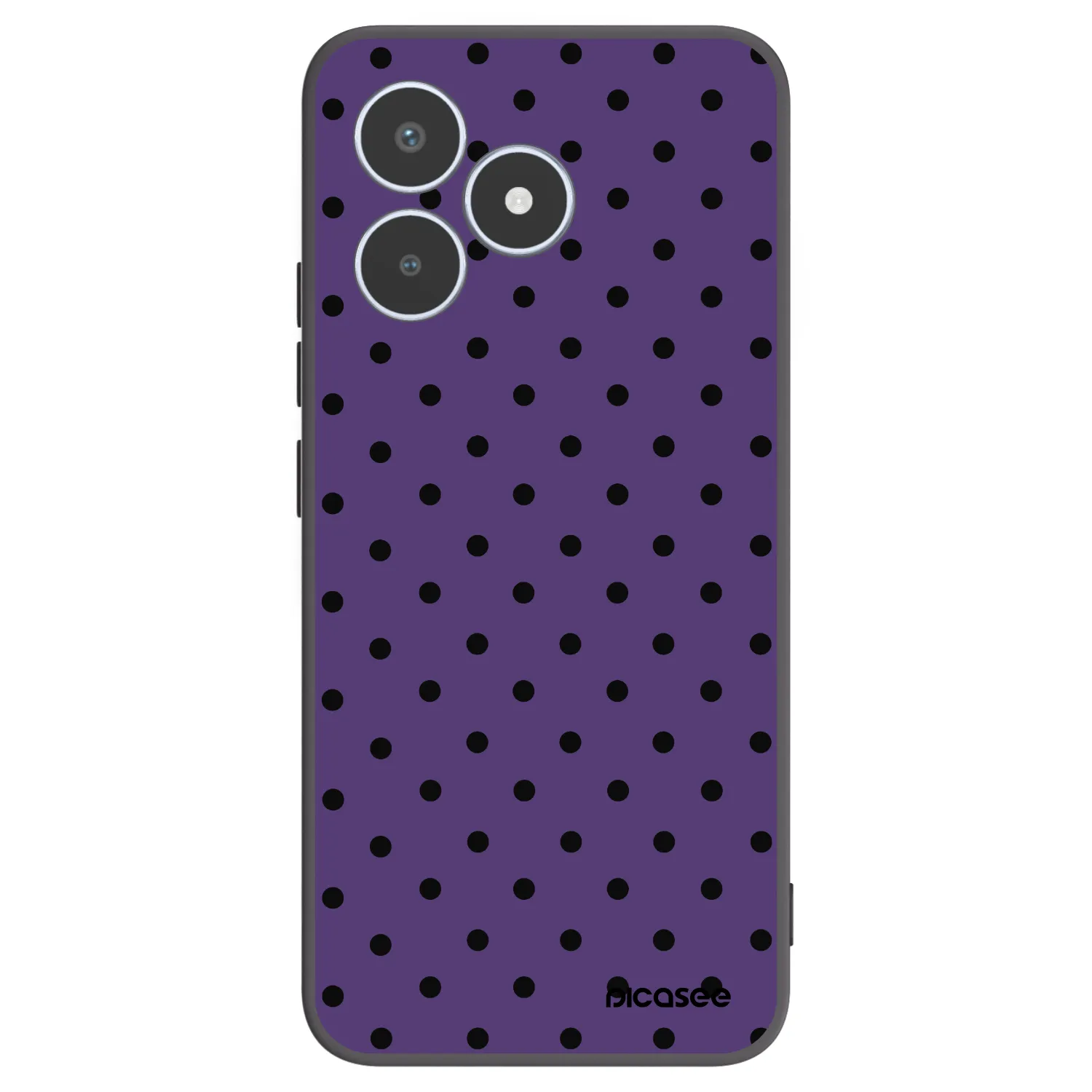Picasee silikónový čierny obal pre Realme C53 - Flickers 2