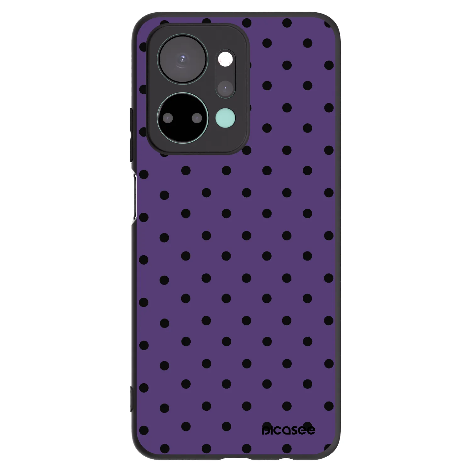 Picasee silikónový čierny obal pre Honor X7a - Flickers 2