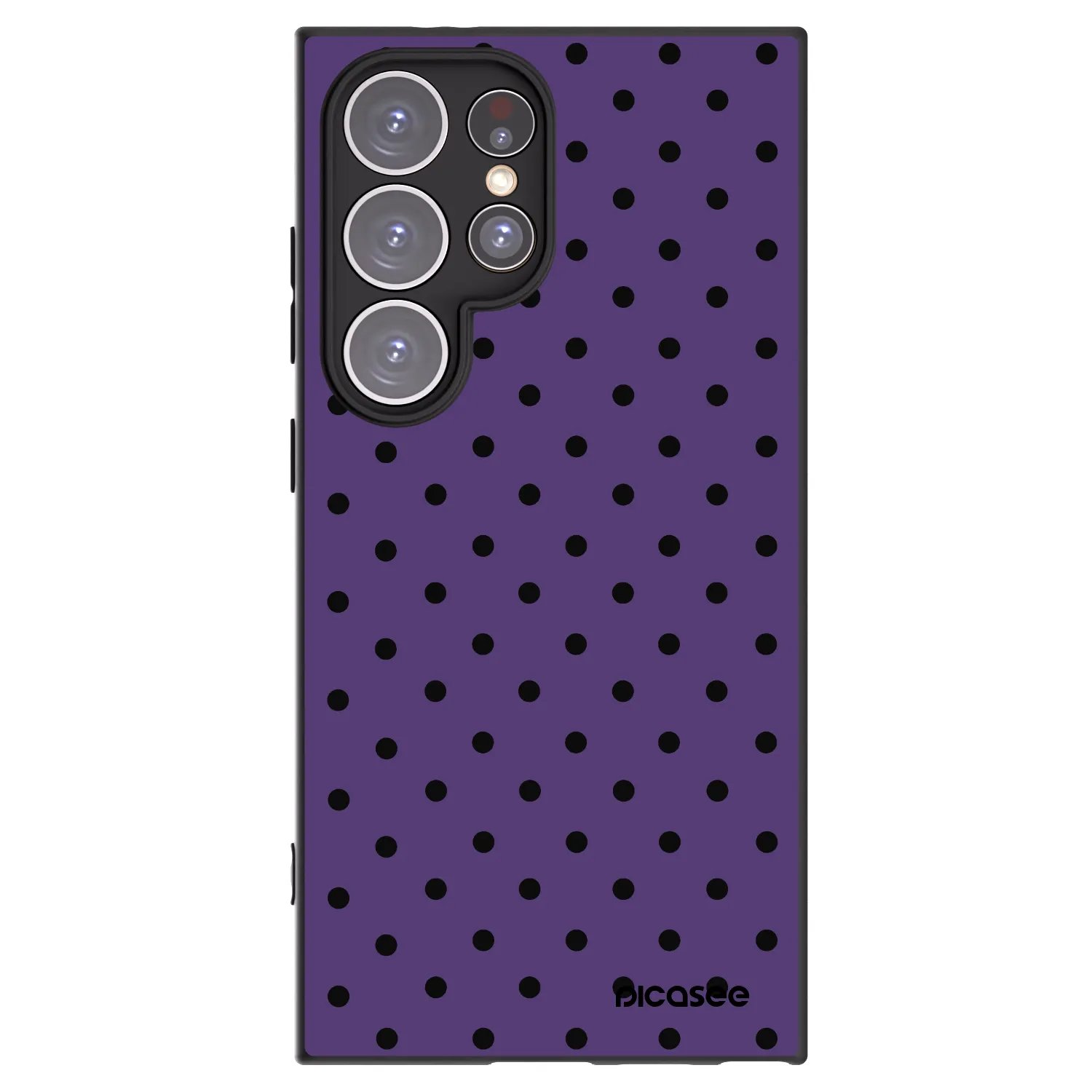 Picasee silikónový čierny obal pre Samsung Galaxy S24 Ultra S928B 5G - Flickers 2