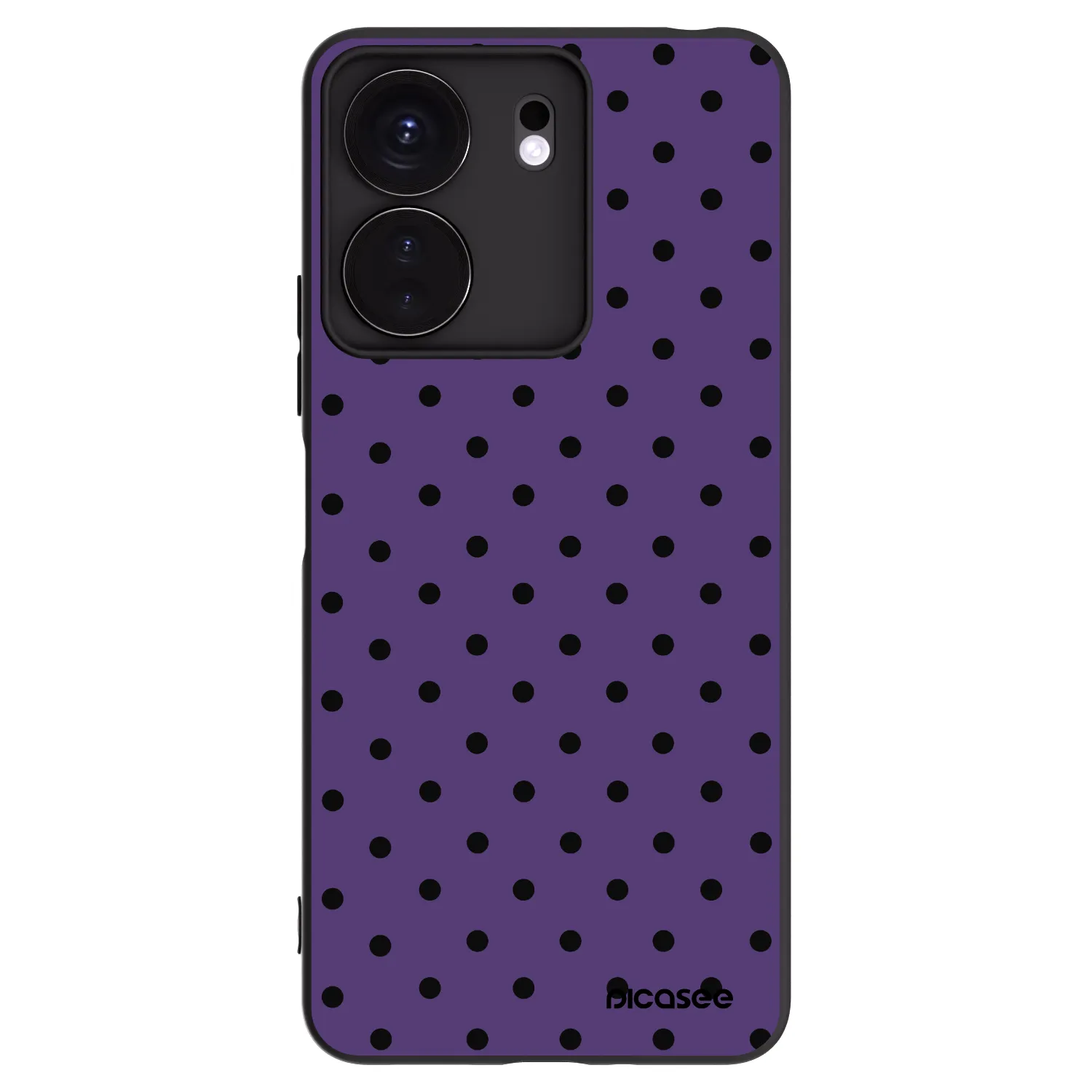 Picasee silikónový čierny obal pre Xiaomi Redmi 13C 4G - Flickers 2