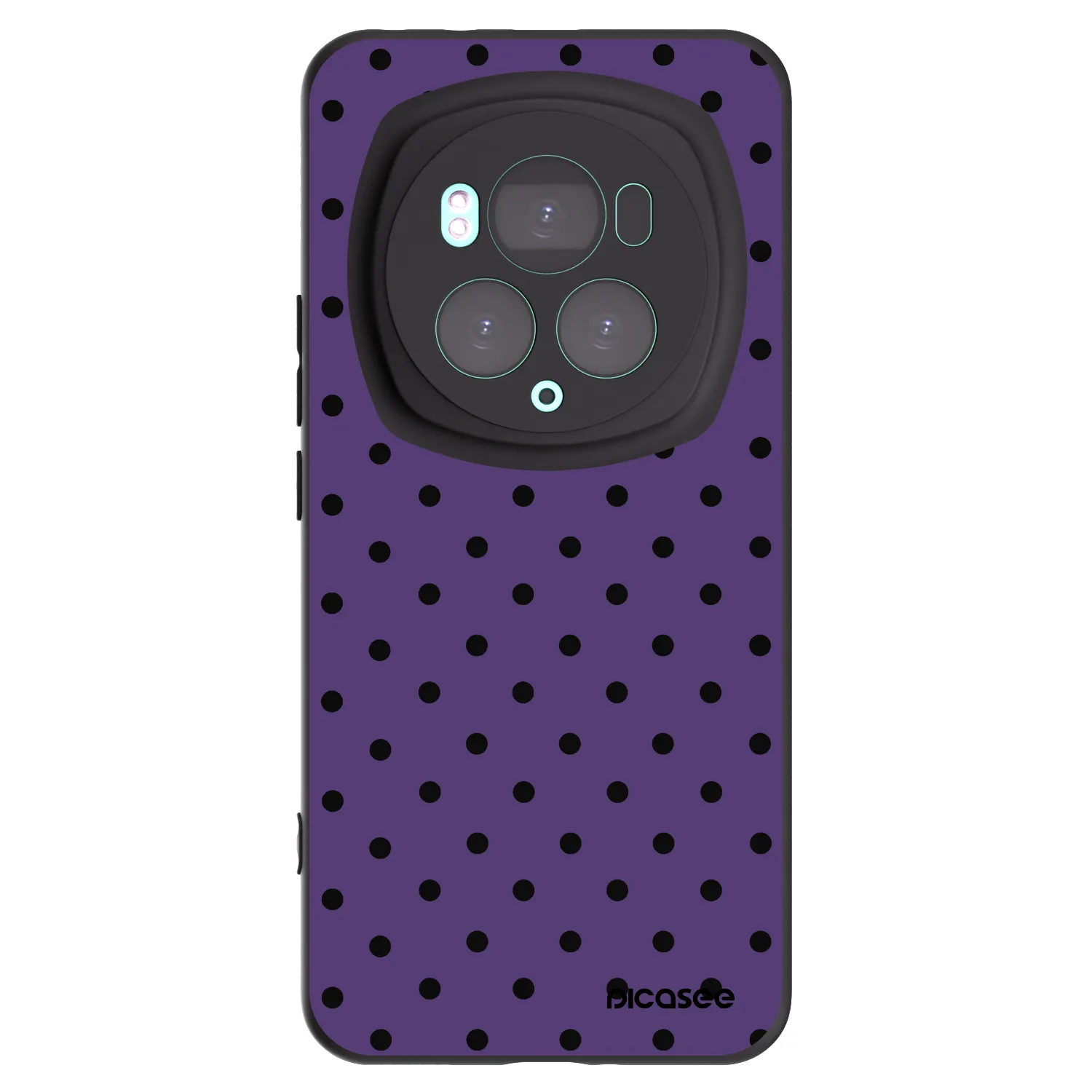 Picasee silikónový čierny obal pre Honor Magic6 Pro - Flickers 2