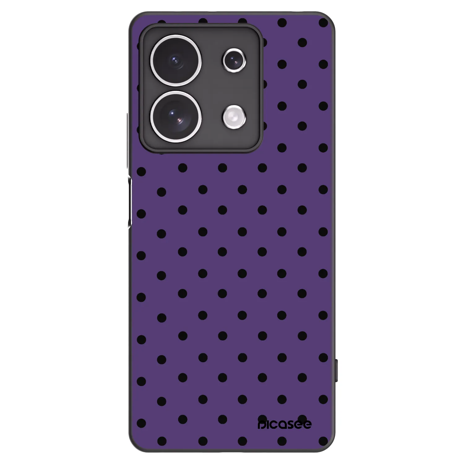 Picasee silikónový čierny obal pre Xiaomi Redmi Note 13 4G - Flickers 2