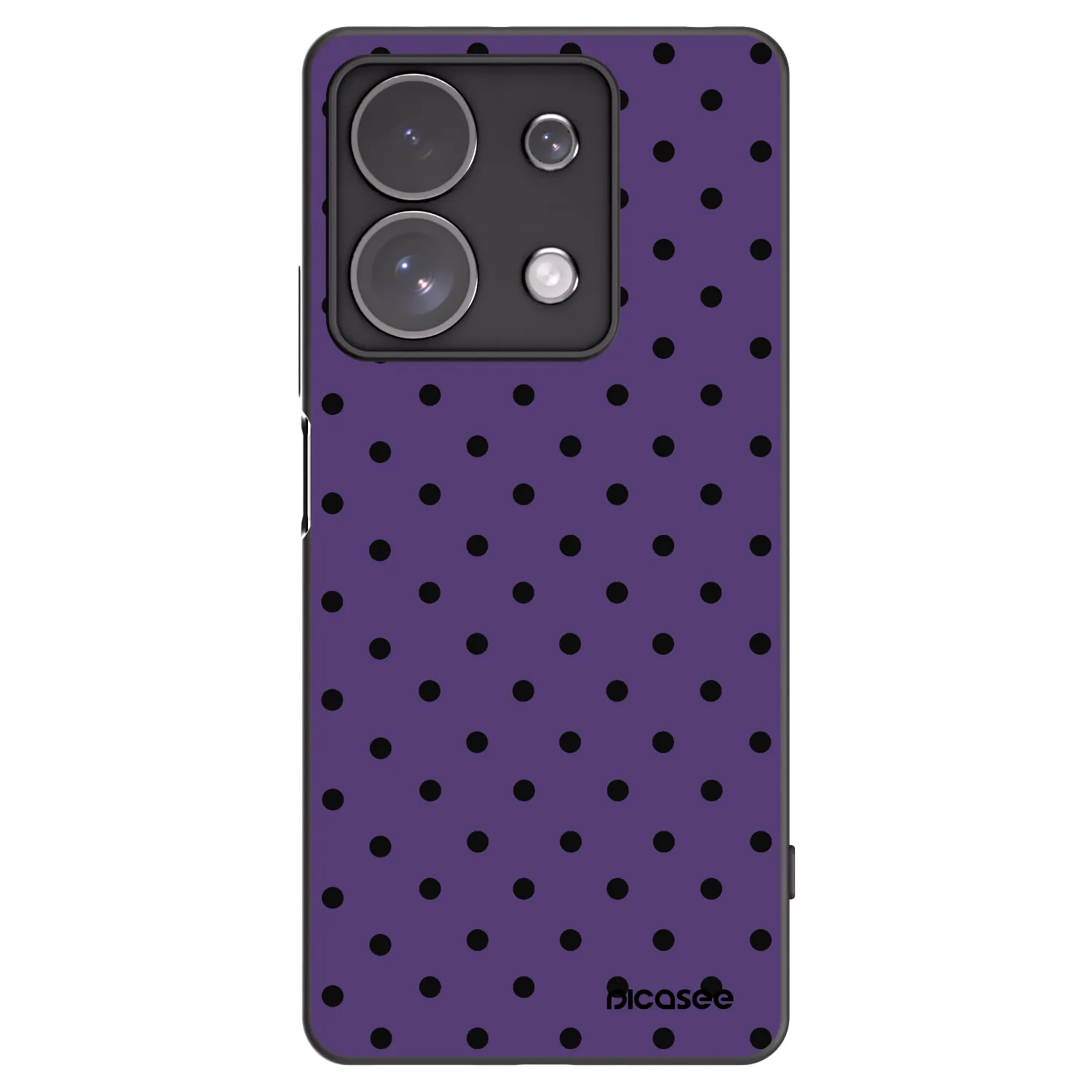 Picasee silikónový čierny obal pre Xiaomi Redmi Note 13 Pro 4G - Flickers 2