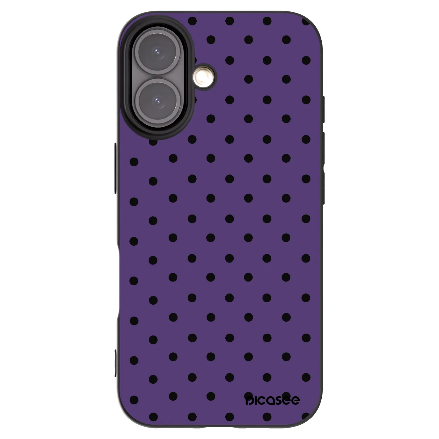 Picasee silikónový čierny obal pre Apple iPhone 16 - Flickers 2