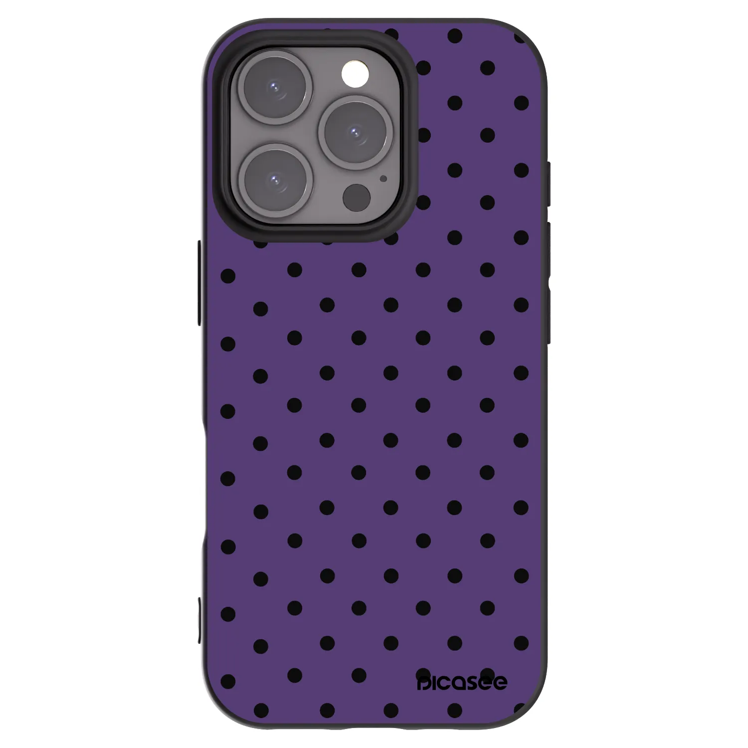Picasee silikónový čierny obal pre Apple iPhone 16 Pro - Flickers 2