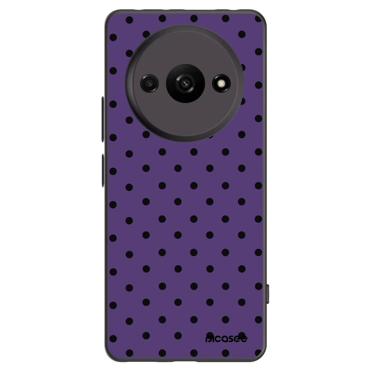 Picasee silikónový čierny obal pre Xiaomi Redmi A3 - Flickers 2