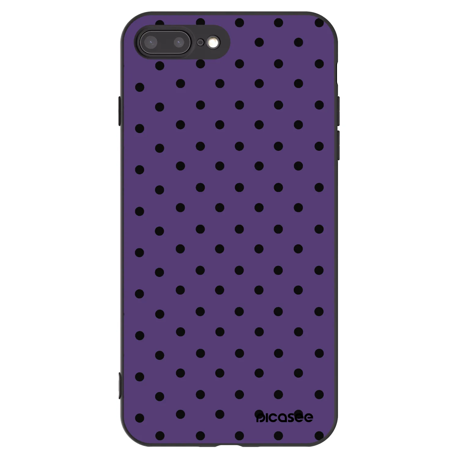 Picasee silikónový čierny obal pre Apple iPhone 7 Plus - Flickers 2