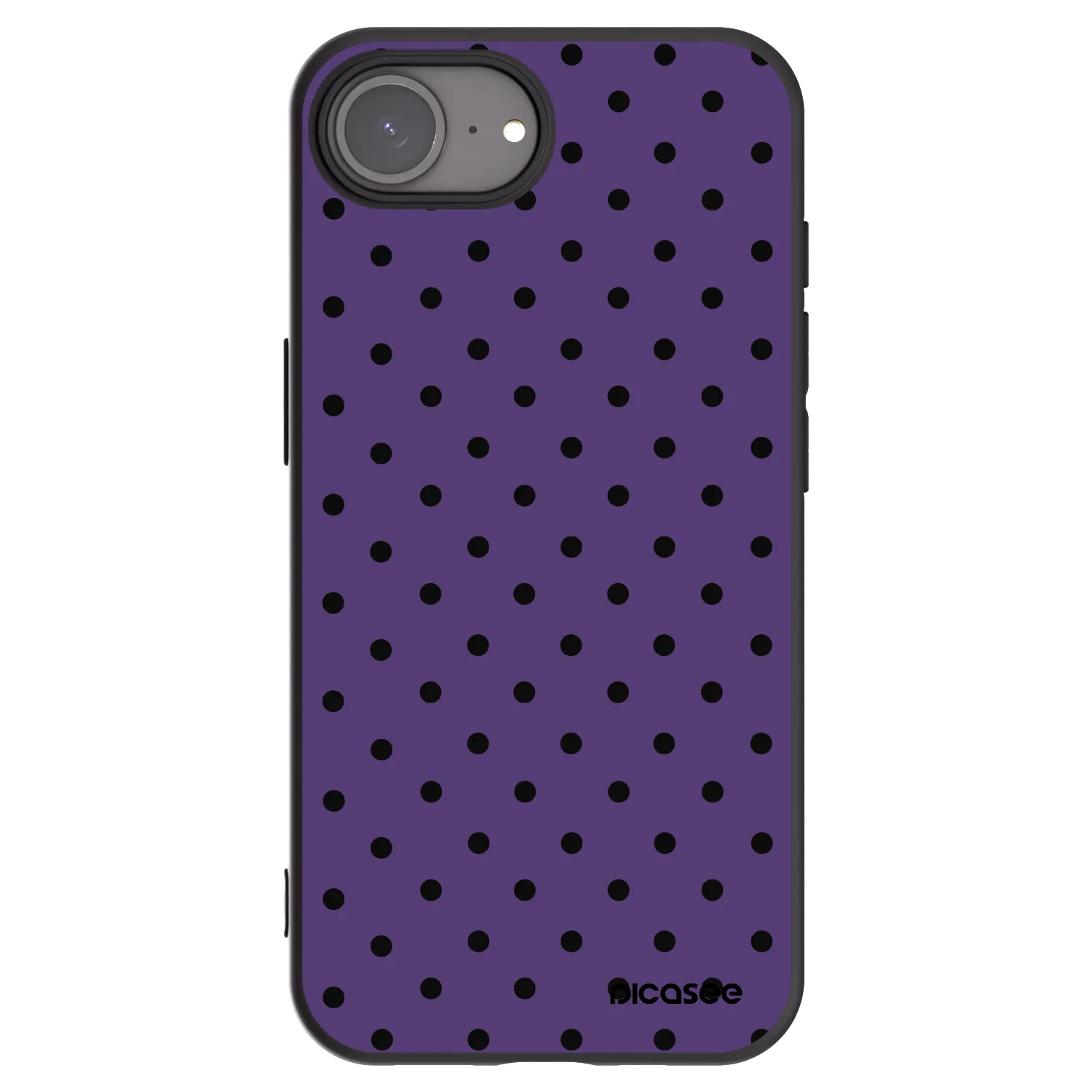 Picasee silikónový čierny obal pre Apple iPhone 16e - Flickers 2