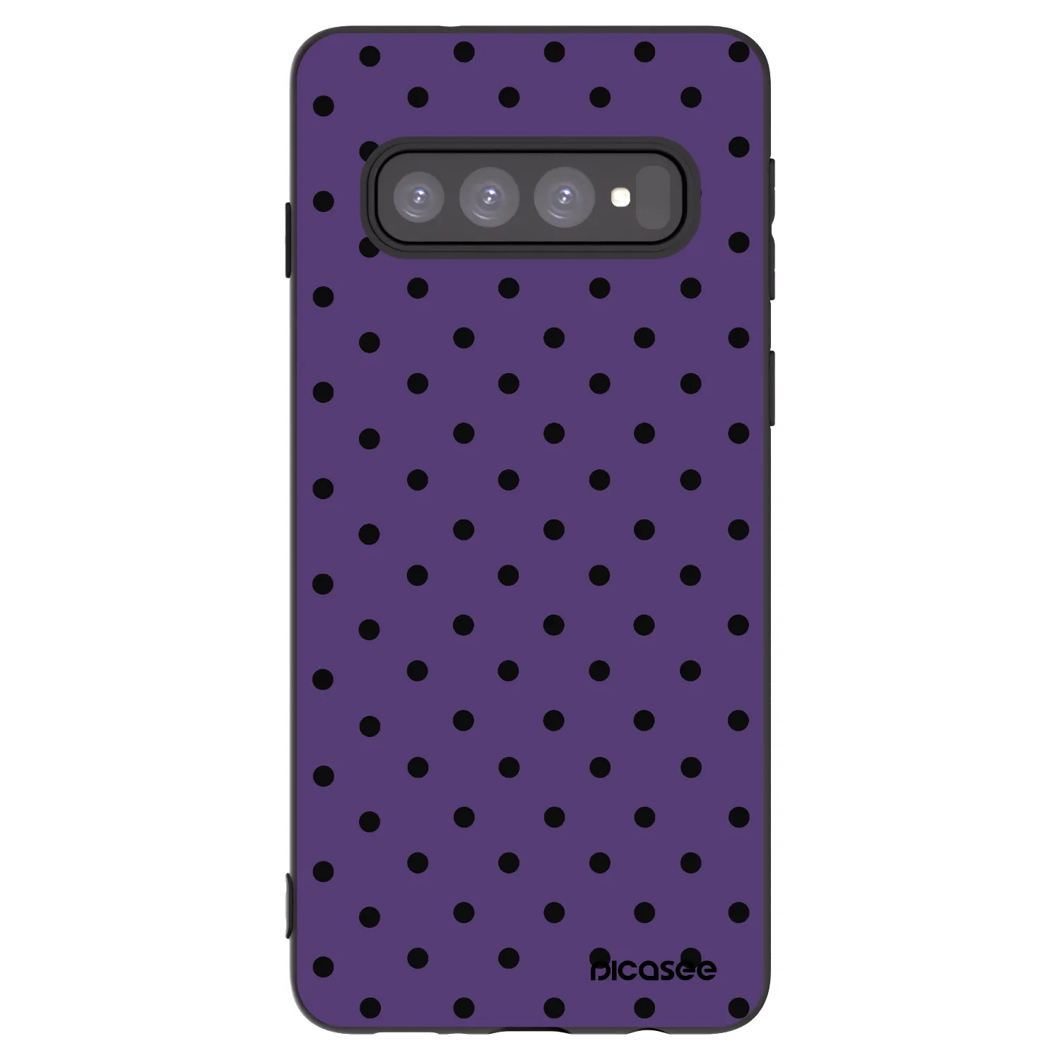 Picasee silikónový čierny obal pre Samsung Galaxy S10 G973 - Flickers 2