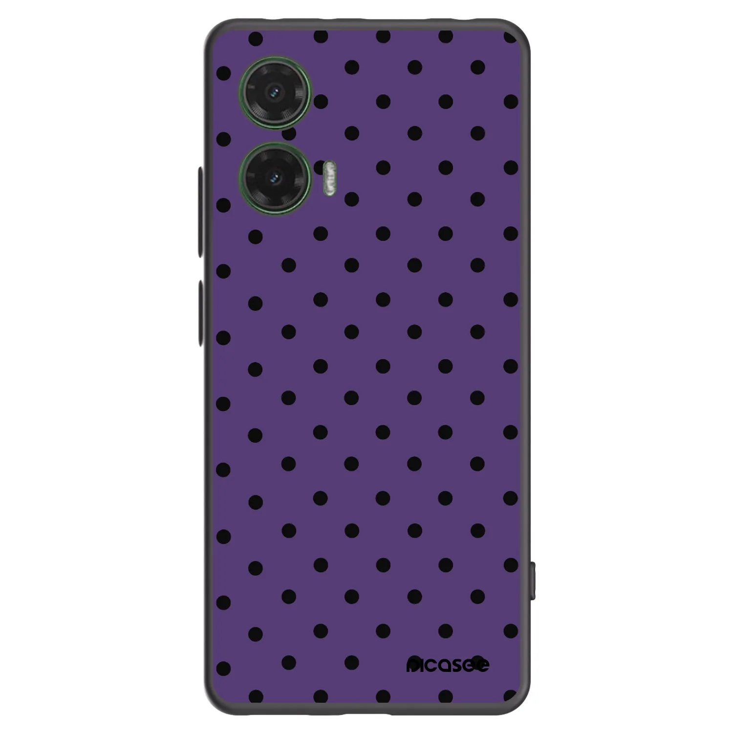 Picasee silikónový čierny obal pre Motorola Moto G35 5G - Flickers 2