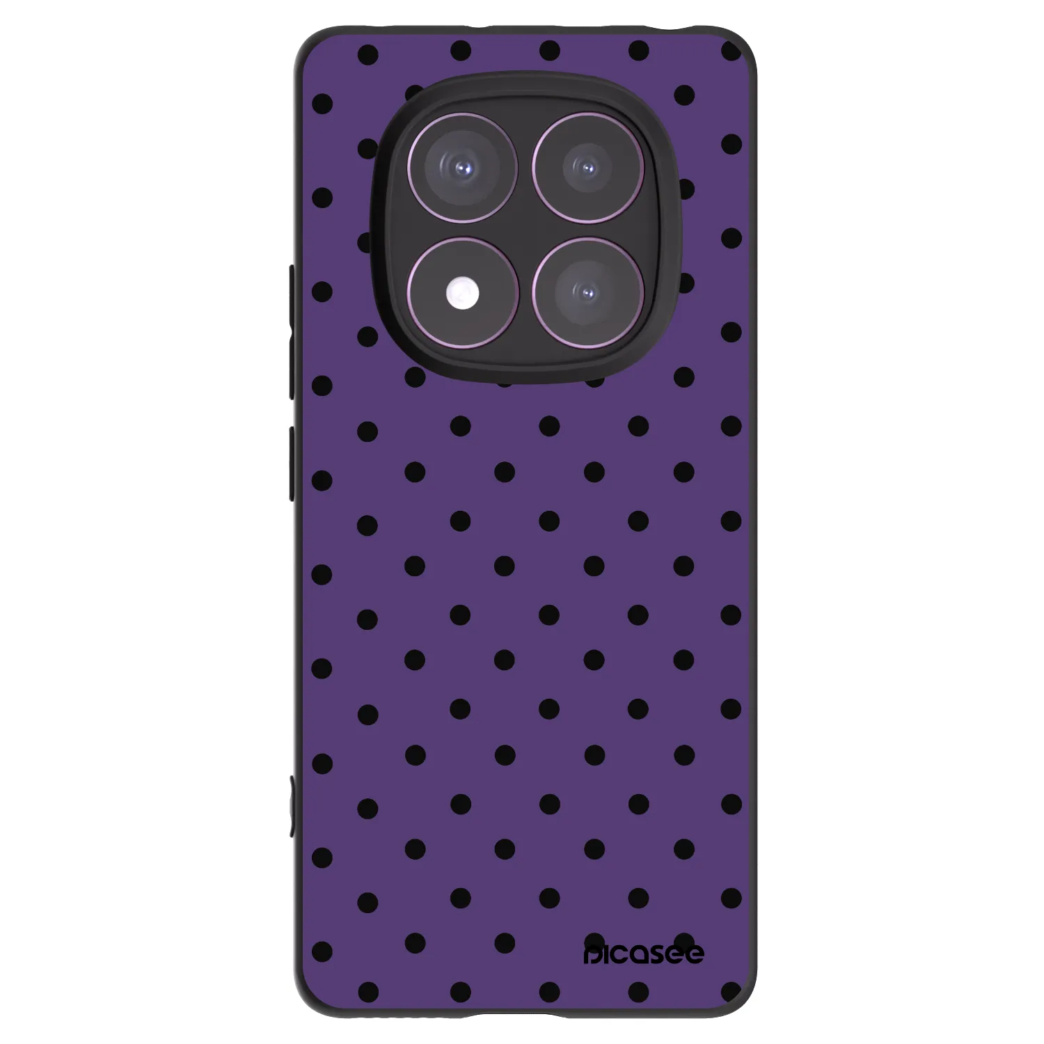 Picasee silikónový čierny obal pre Xiaomi Redmi Note 14 Pro 4G - Flickers 2