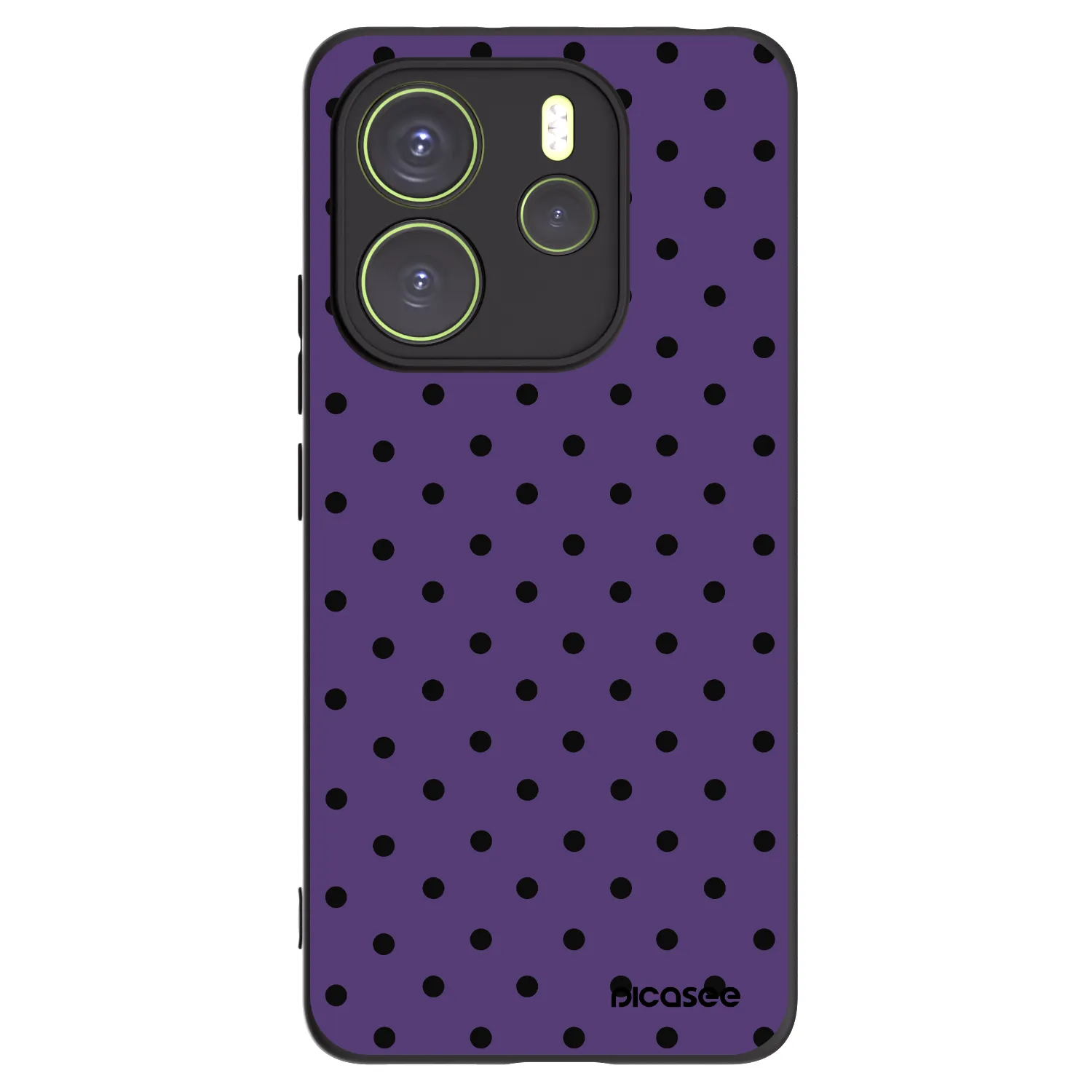 Picasee silikónový čierny obal pre Xiaomi Redmi Note 14 4G - Flickers 2