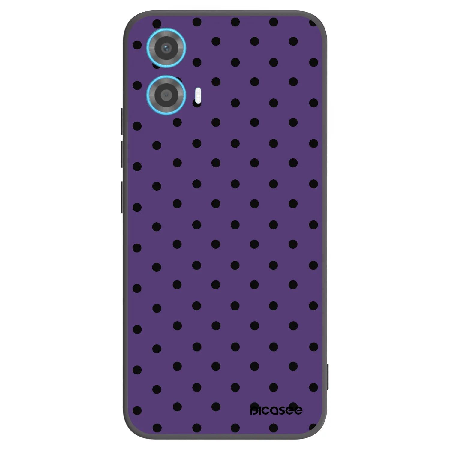 Picasee silikónový čierny obal pre Motorola Moto G34 5G - Flickers 2