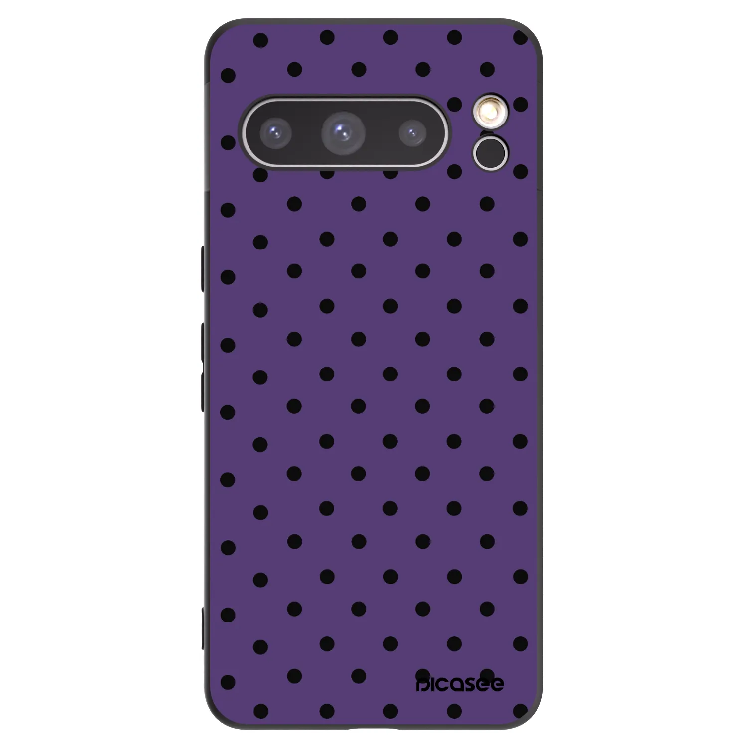 Picasee silikónový čierny obal pre Google Pixel 8 Pro - Flickers 2