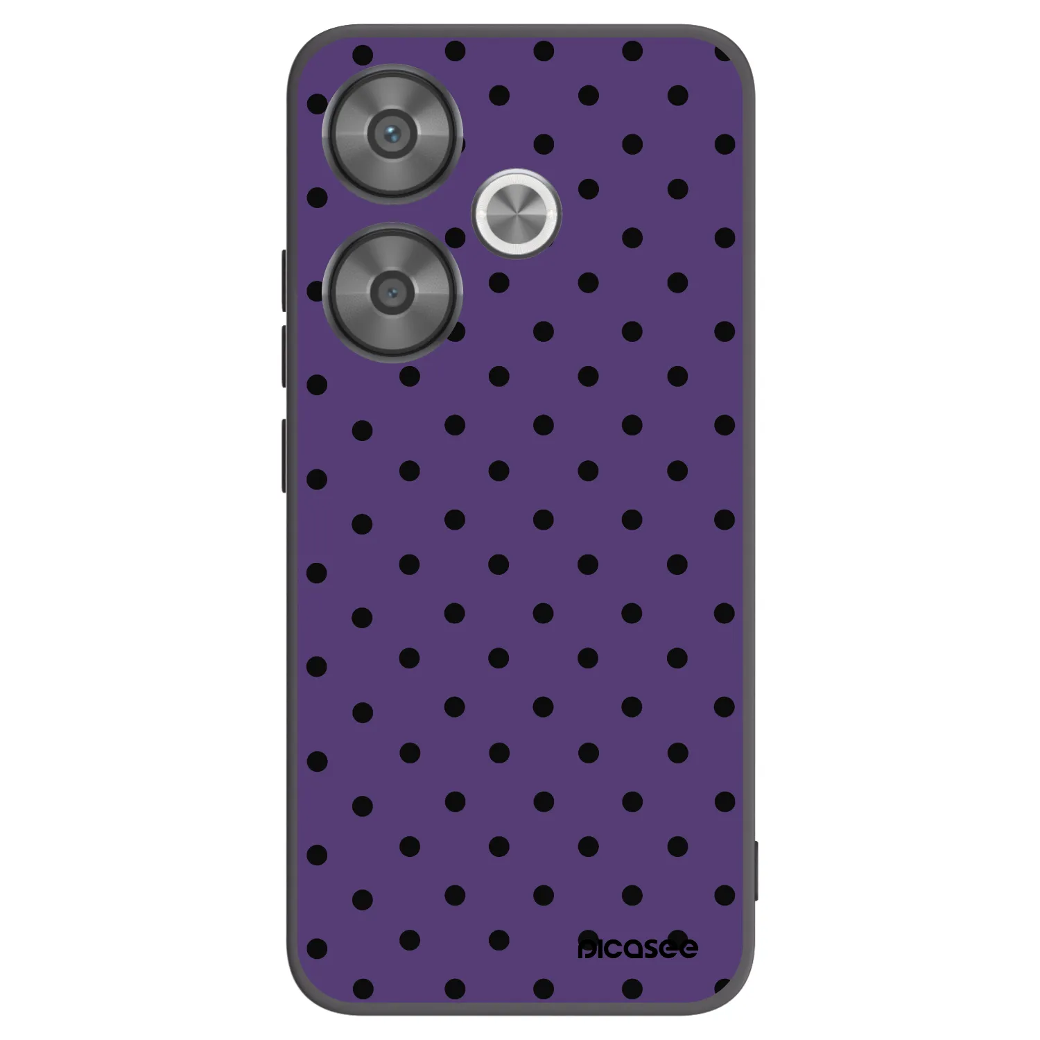 Picasee silikónový čierny obal pre Xiaomi Poco F6 - Flickers 2