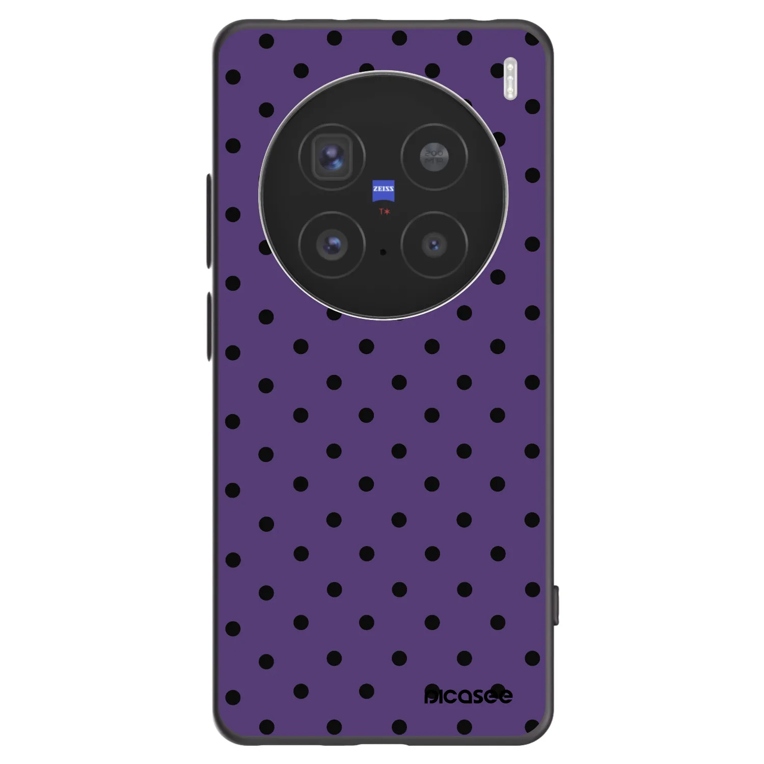 Picasee silikónový čierny obal pre Vivo X200 Pro - Flickers 2