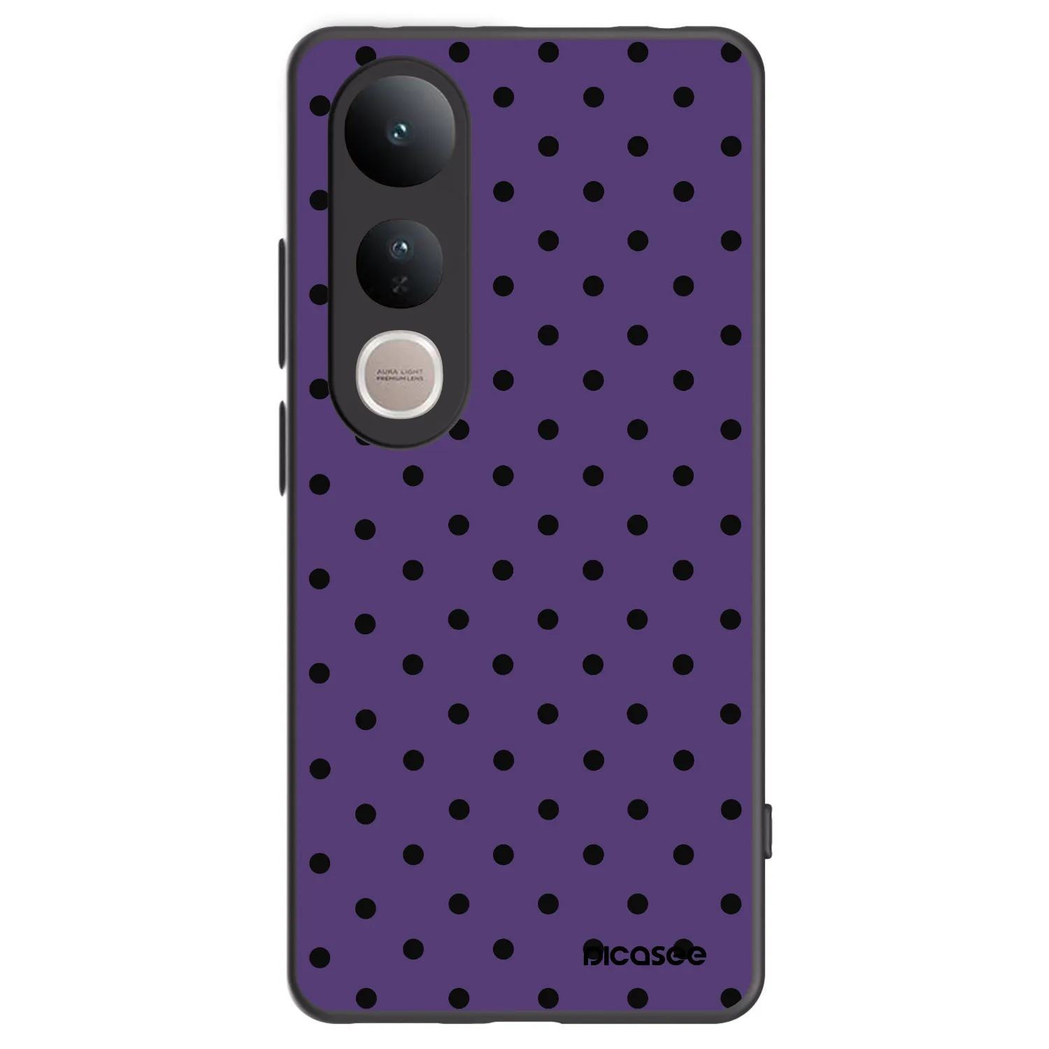 Picasee silikónový čierny obal pre Vivo V50 Lite 5G - Flickers 2