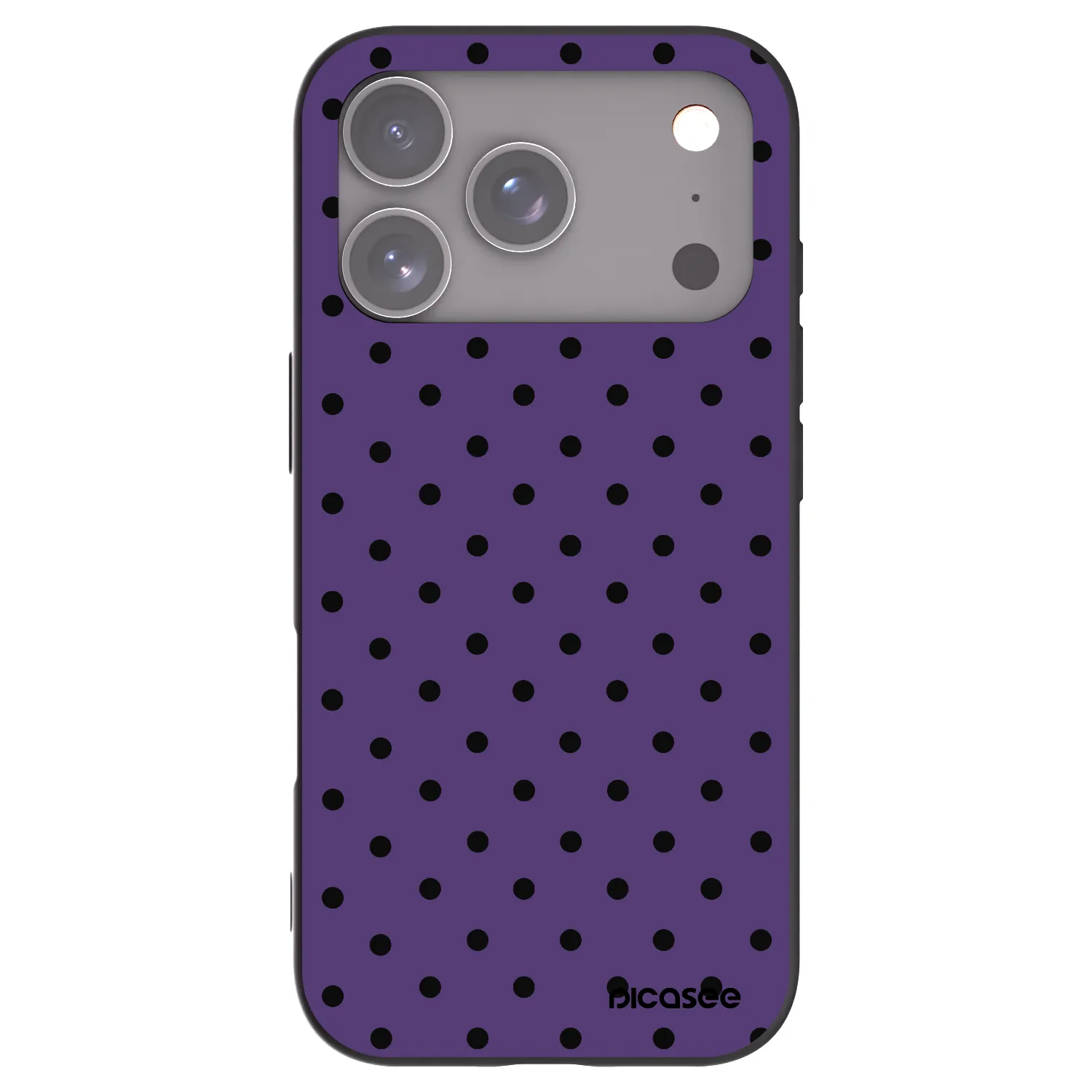 Picasee silikónový čierny obal pre Apple iPhone 17 Pro - Flickers 2