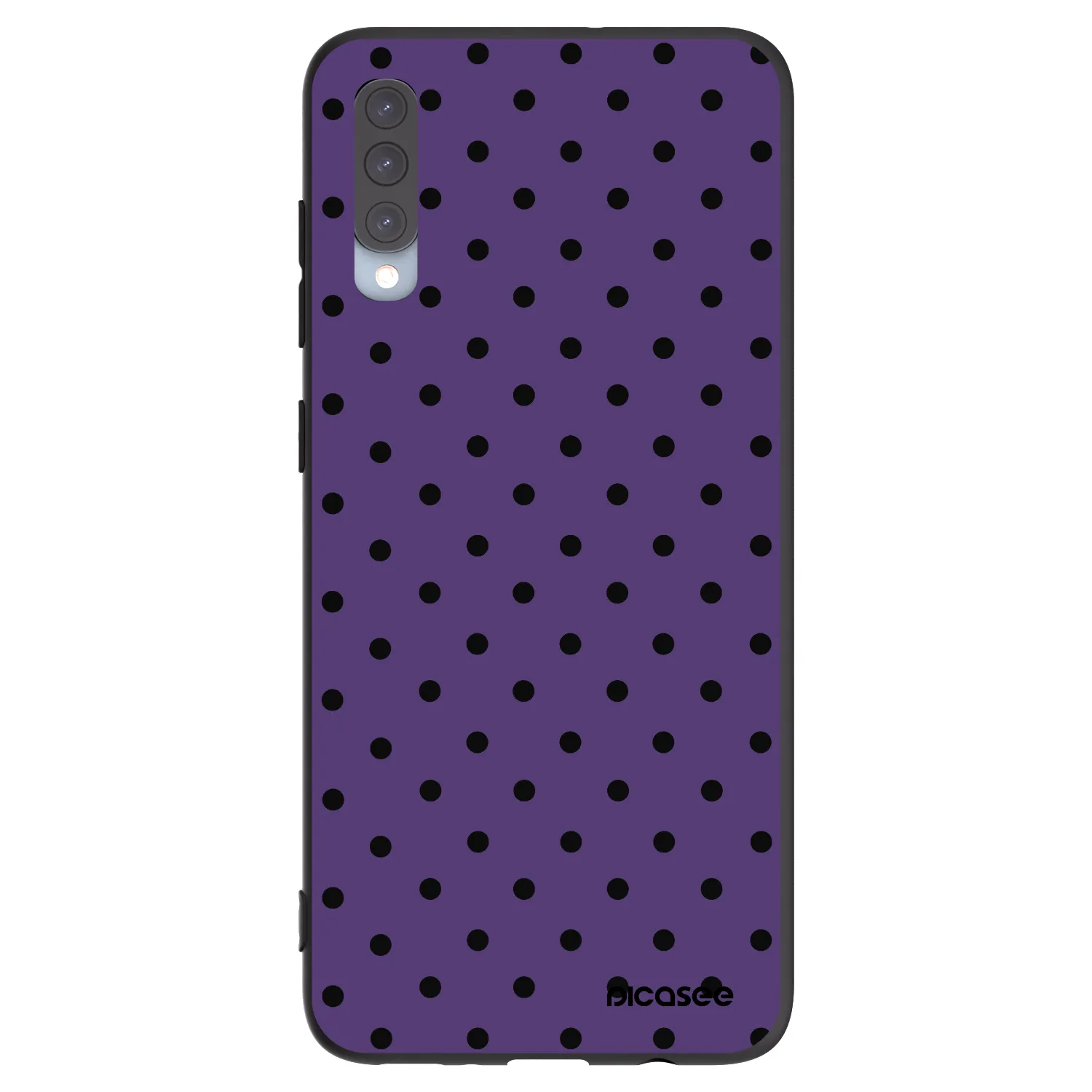 Picasee silikónový čierny obal pre Samsung Galaxy A70 A705F - Flickers 2