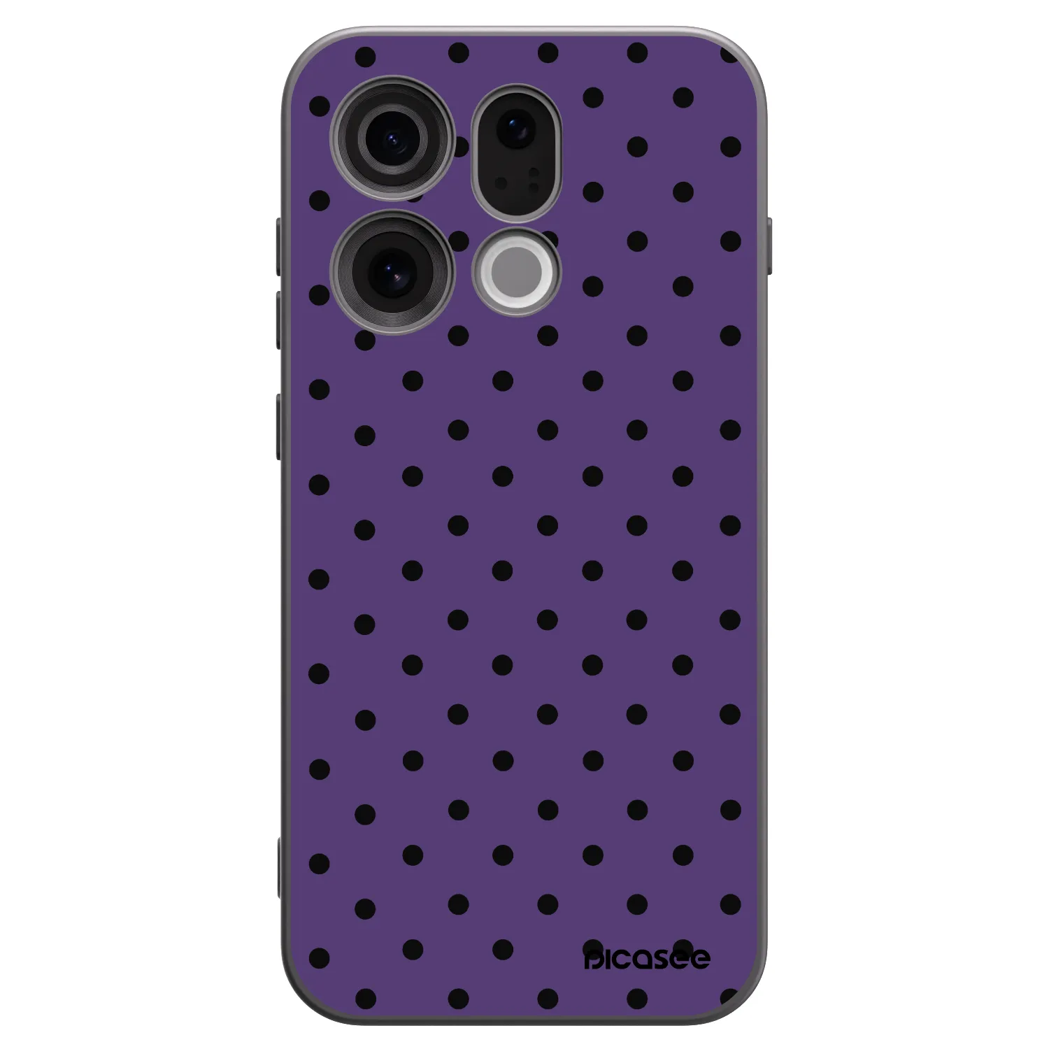Picasee silikónový čierny obal pre OPPO Find X9 - Flickers 2