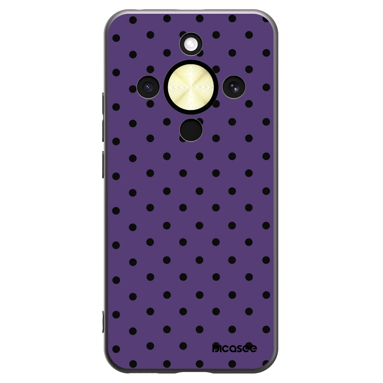 Picasee silikónový čierny obal pre Honor Magic8 Lite 5G - Flickers 2