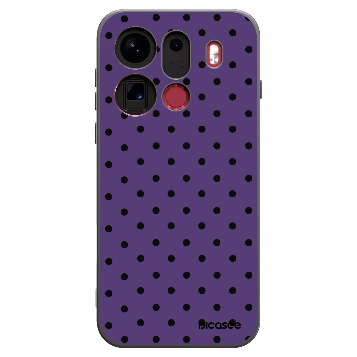 Picasee silikónový čierny obal pre OPPO Find X9 Pro - Flickers 2