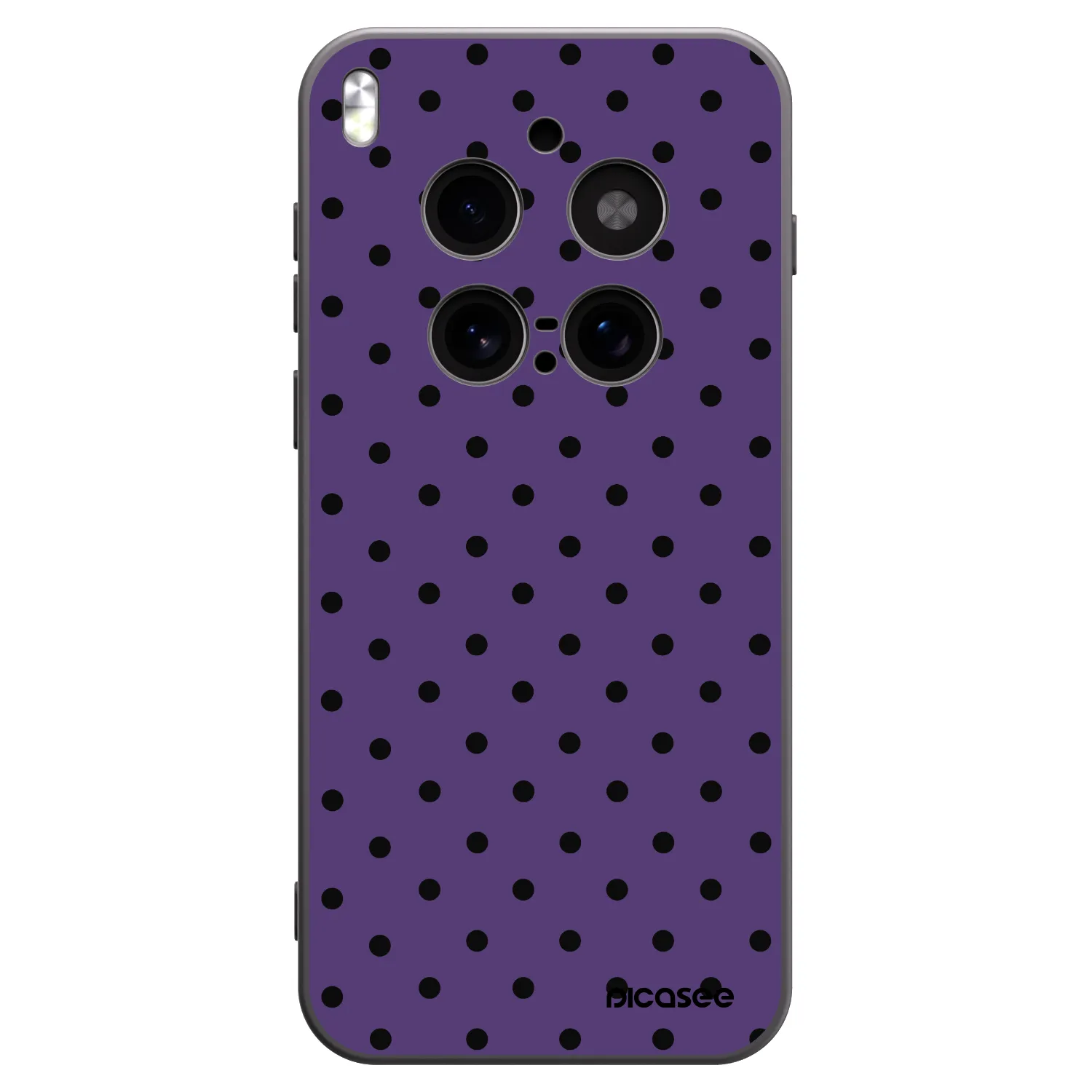 Picasee silikónový čierny obal pre Vivo X300 Pro - Flickers 2