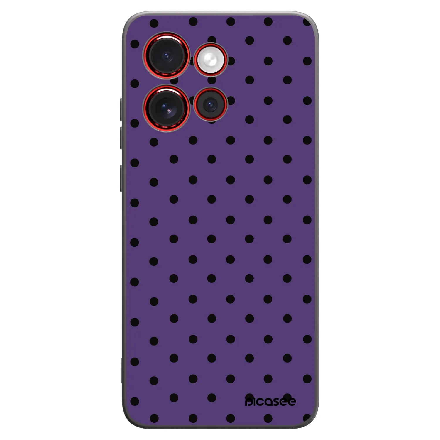 Picasee silikónový čierny obal pre Motorola Edge 60 Neo 5G - Flickers 2