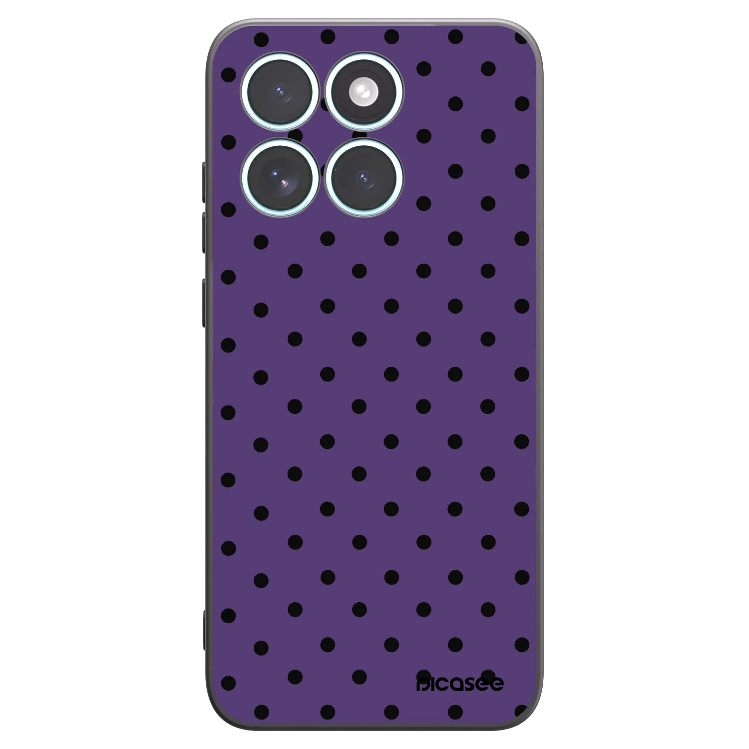 Picasee silikónový čierny obal pre Motorola Edge 70 Fusion - Flickers 2