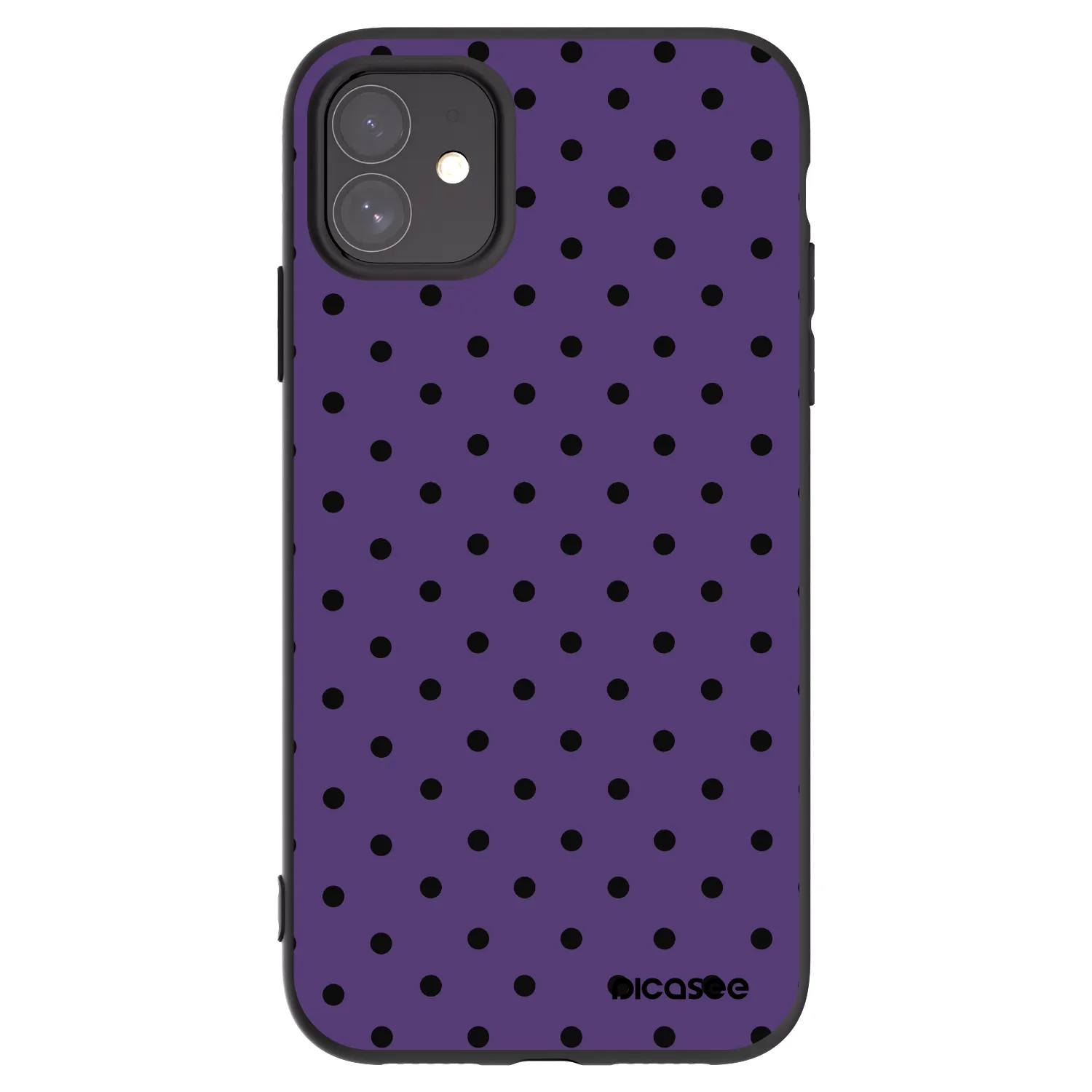 Picasee silikónový čierny obal pre Apple iPhone 11 - Flickers 2