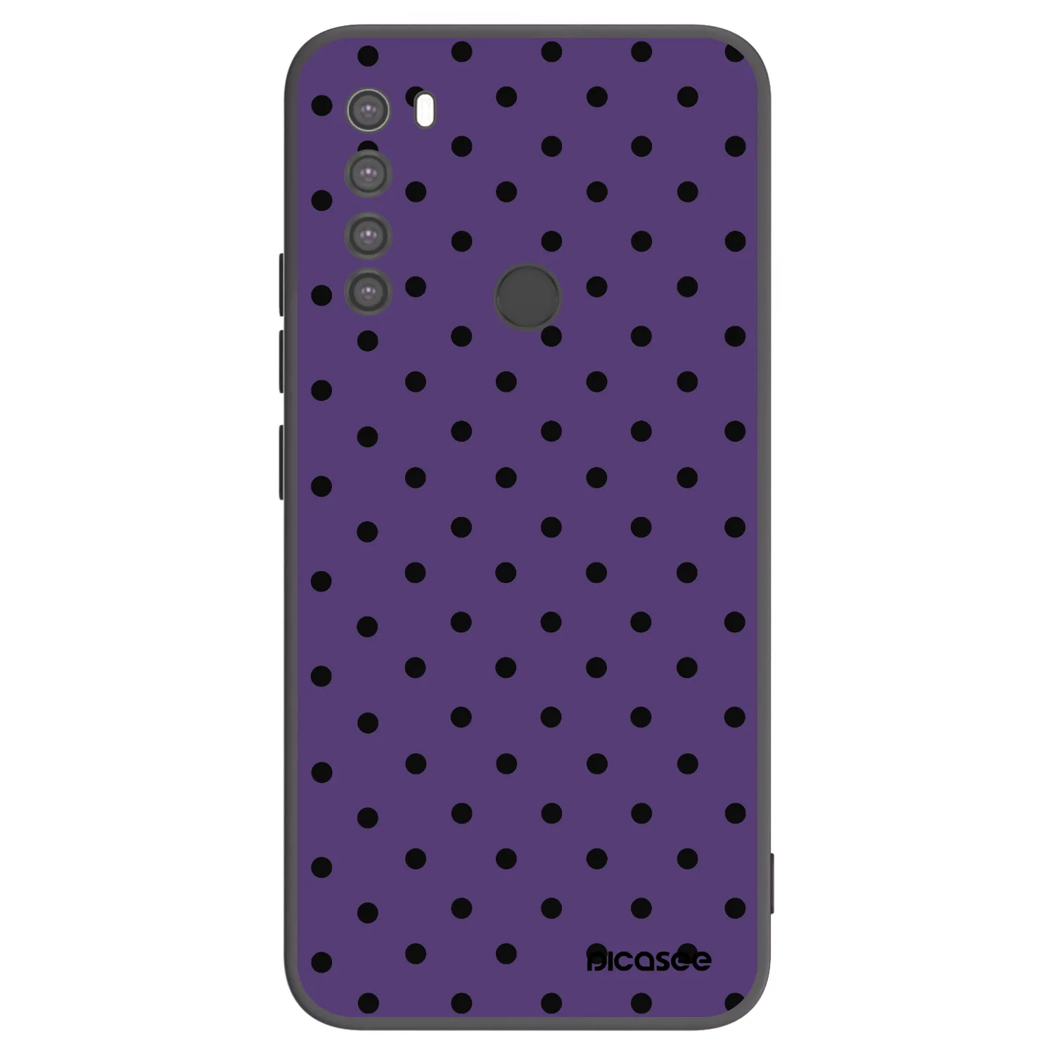 Picasee silikónový čierny obal pre Xiaomi Redmi Note 8 - Flickers 2