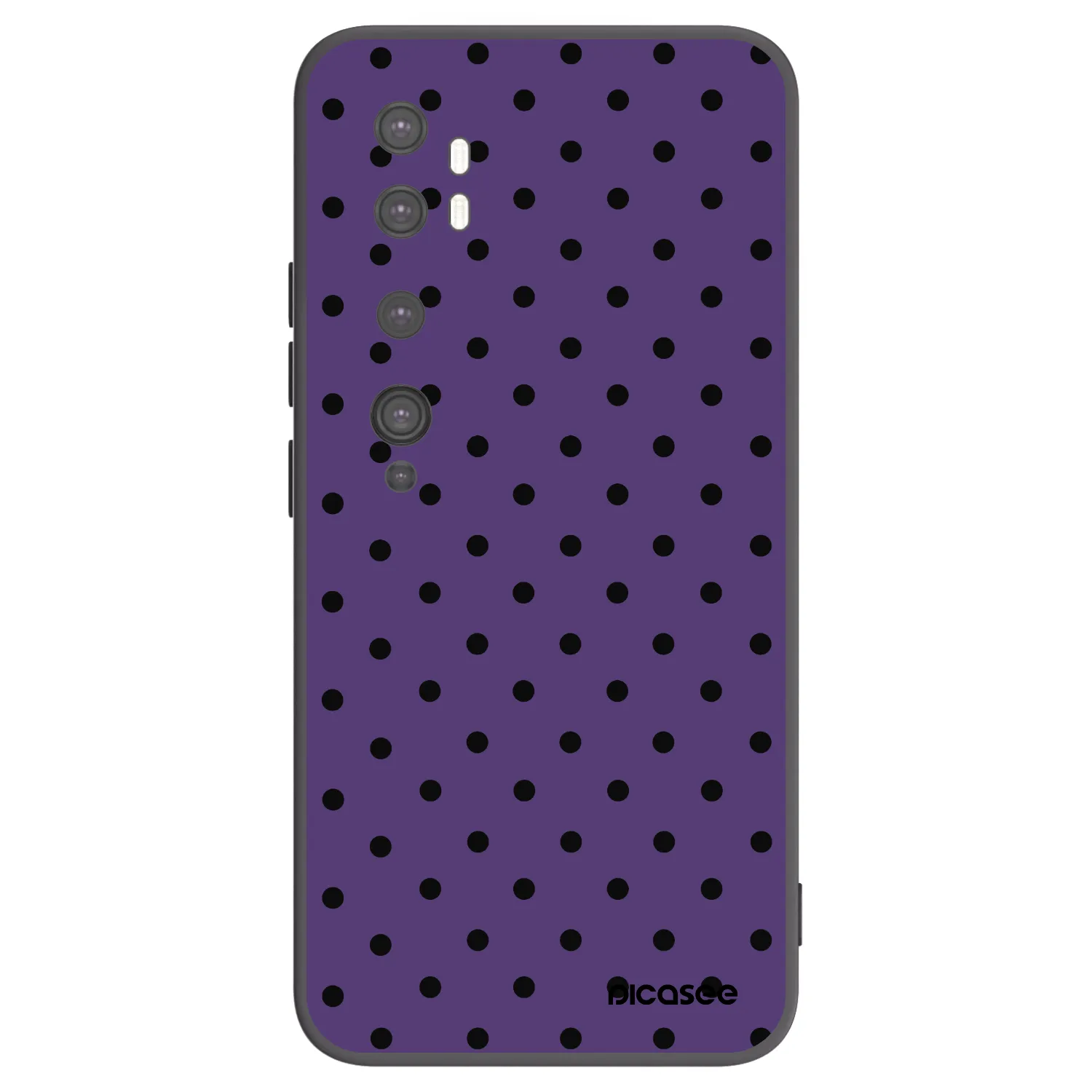 Picasee silikónový čierny obal pre Xiaomi Mi Note 10 (Pro) - Flickers 2