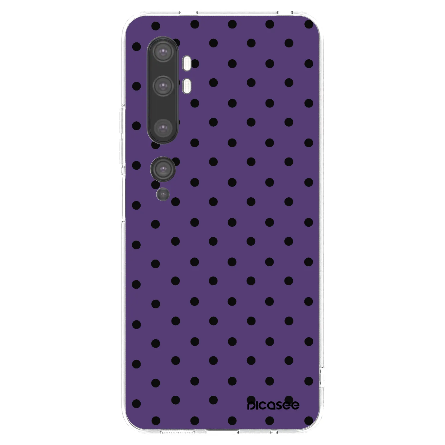 Picasee silikónový prehľadný obal pre Xiaomi Mi Note 10 (Pro) - Flickers 2