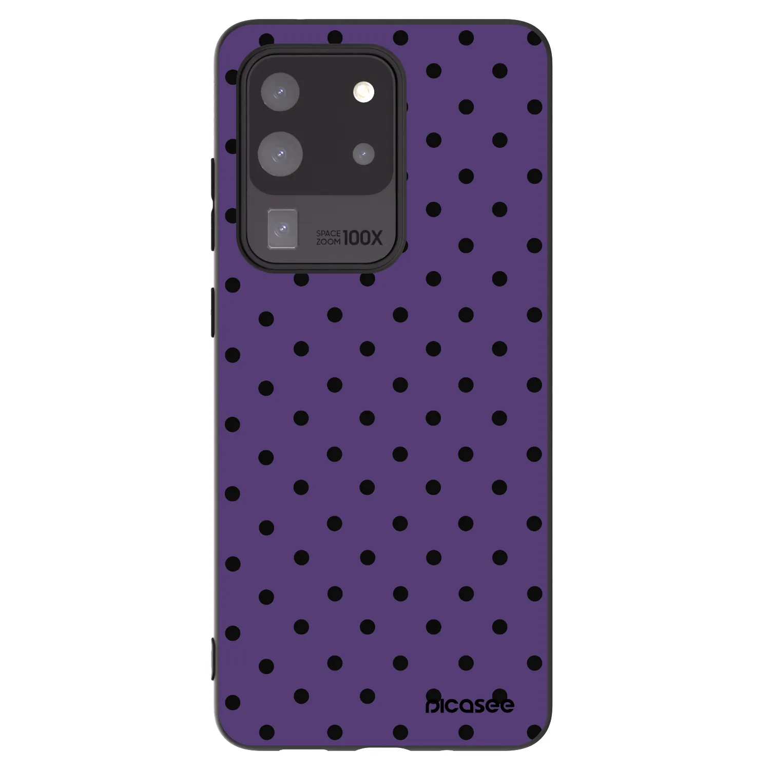 Picasee silikónový čierny obal pre Samsung Galaxy S20 Ultra 5G G988F - Flickers 2